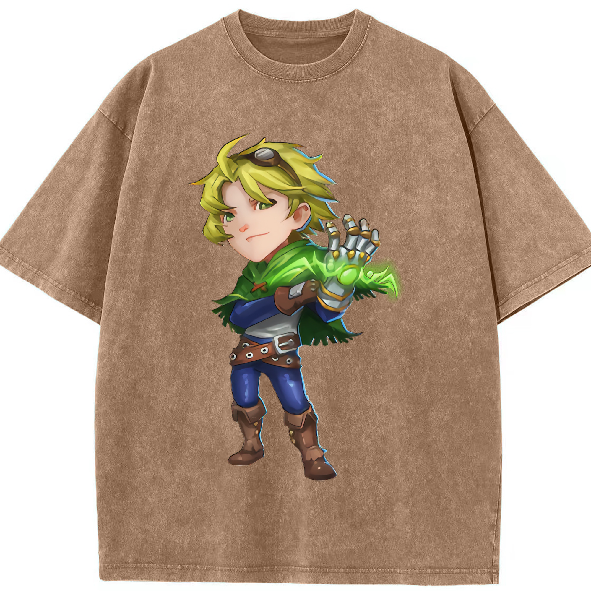 リーグ・オブ・レジェンド League of Legends LOL 綿100% ヴィンテージ風 半袖Tシャツ（フロントプリント）