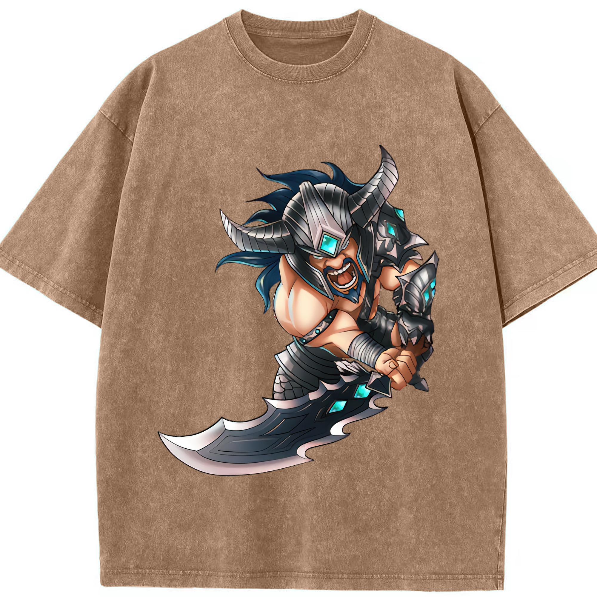 リーグ・オブ・レジェンド League of Legends LOL 綿100% ヴィンテージ風 半袖Tシャツ（フロントプリント）