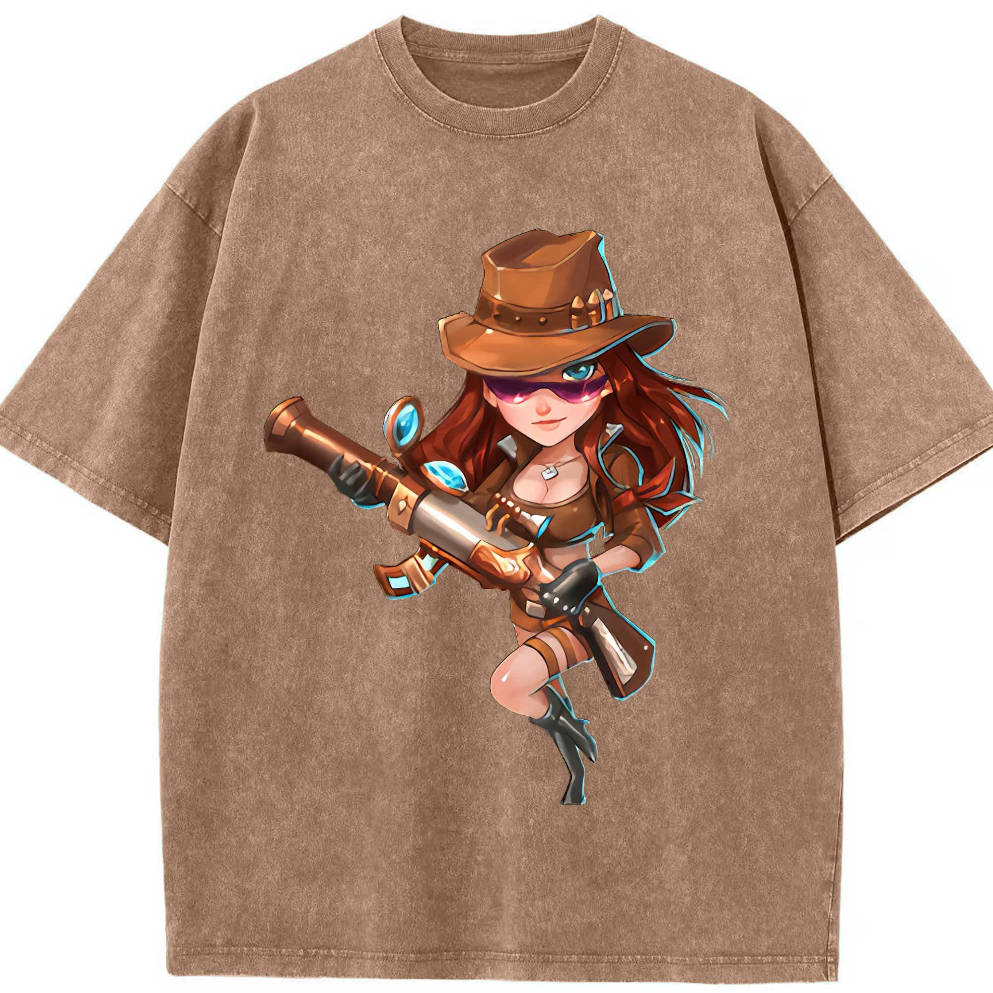 （画像用） リーグ・オブ・レジェンド League of Legends LOL 綿100% ヴィンテージ風 半袖Tシャツ（フロントプリント）