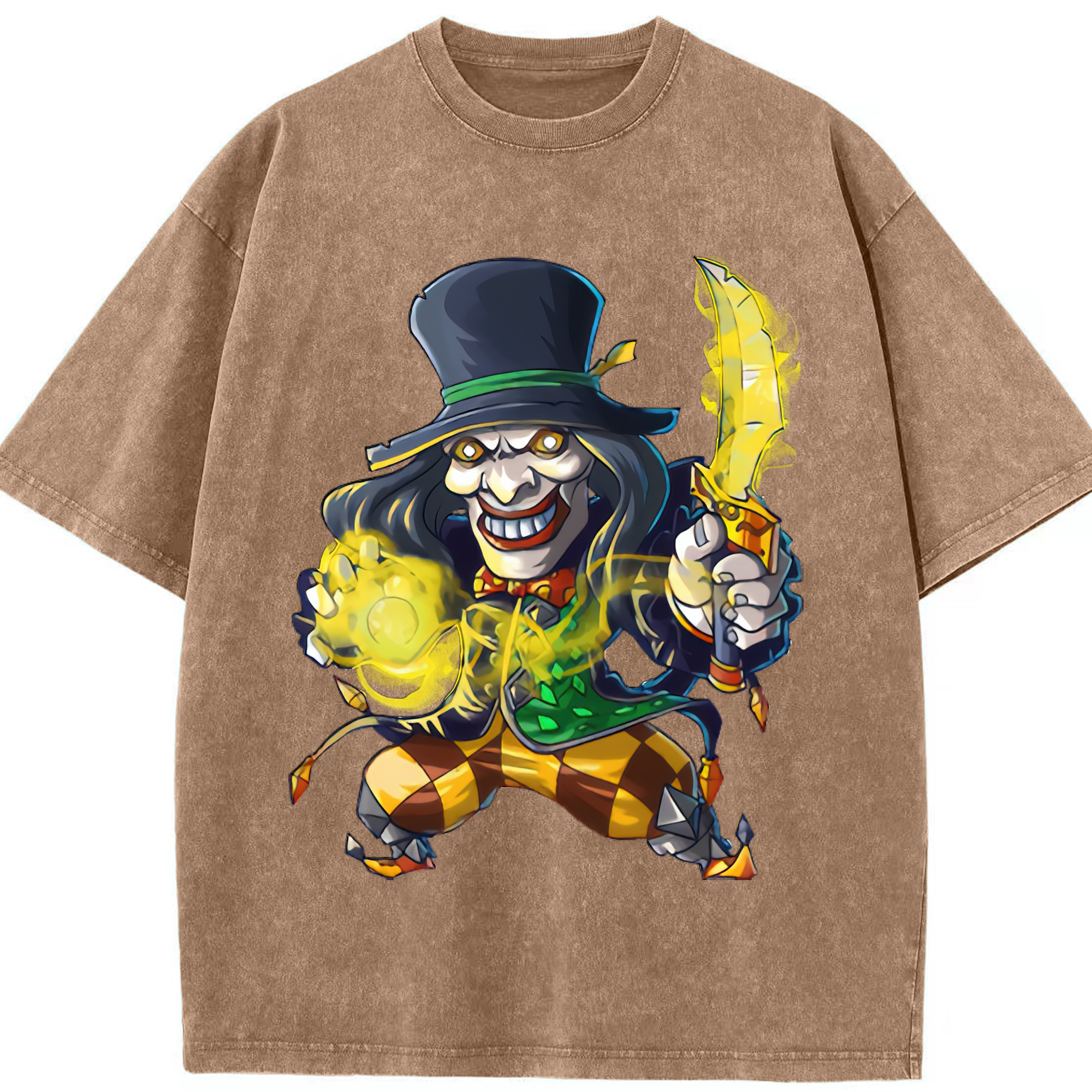 リーグ・オブ・レジェンド League of Legends LOL 綿100% ヴィンテージ風 半袖Tシャツ（フロントプリント）