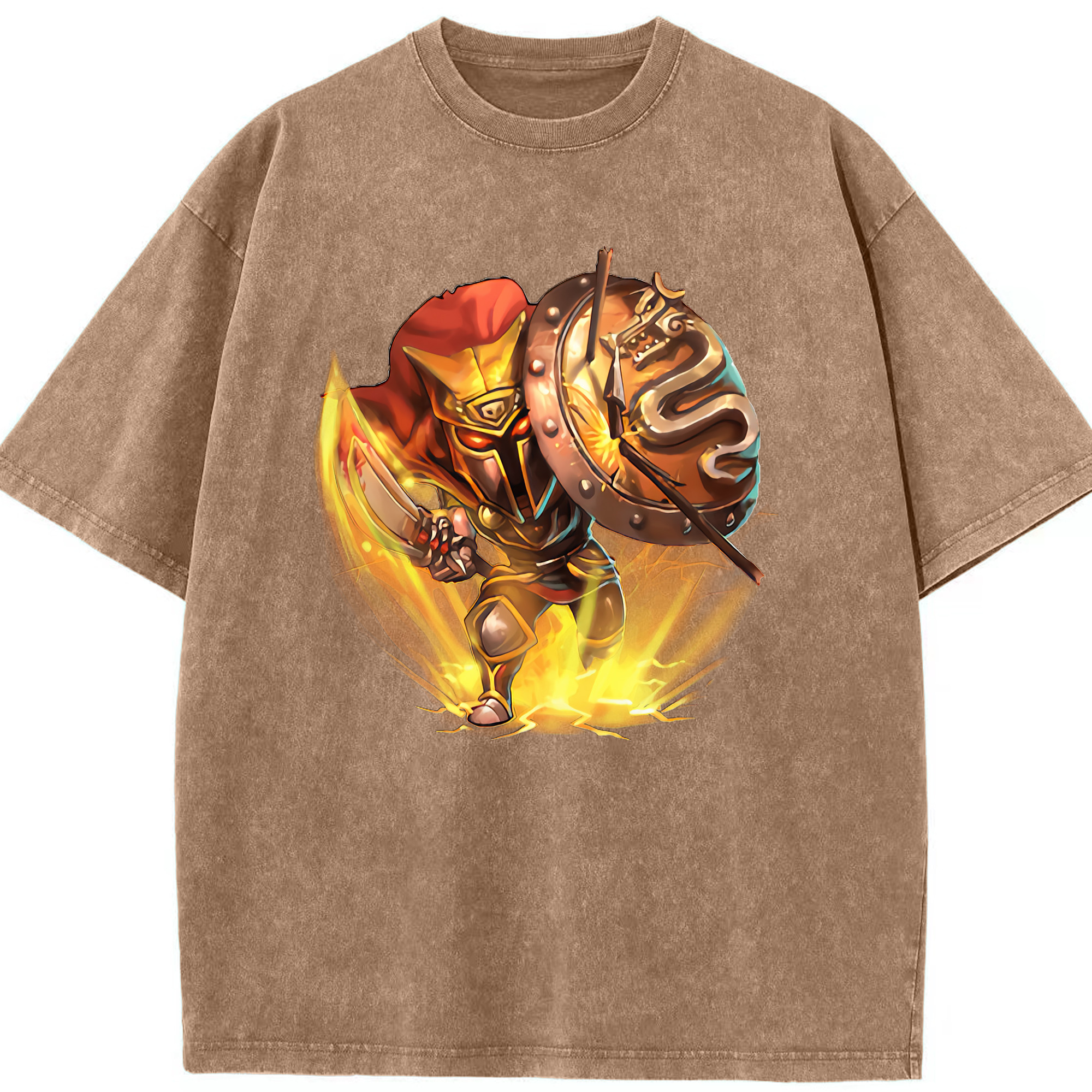 リーグ・オブ・レジェンド League of Legends LOL 綿100% ヴィンテージ風 半袖Tシャツ（フロントプリント）