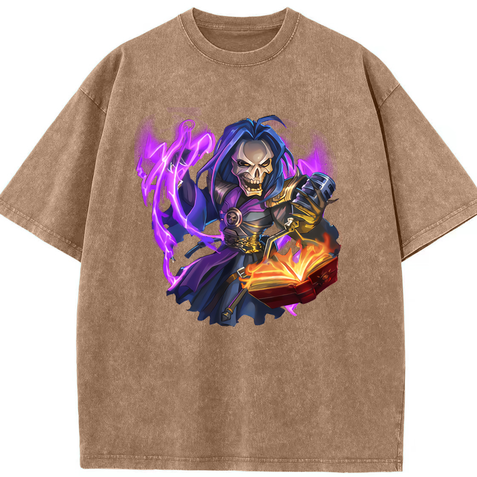 リーグ・オブ・レジェンド League of Legends LOL 綿100% ヴィンテージ風 半袖Tシャツ（フロントプリント）