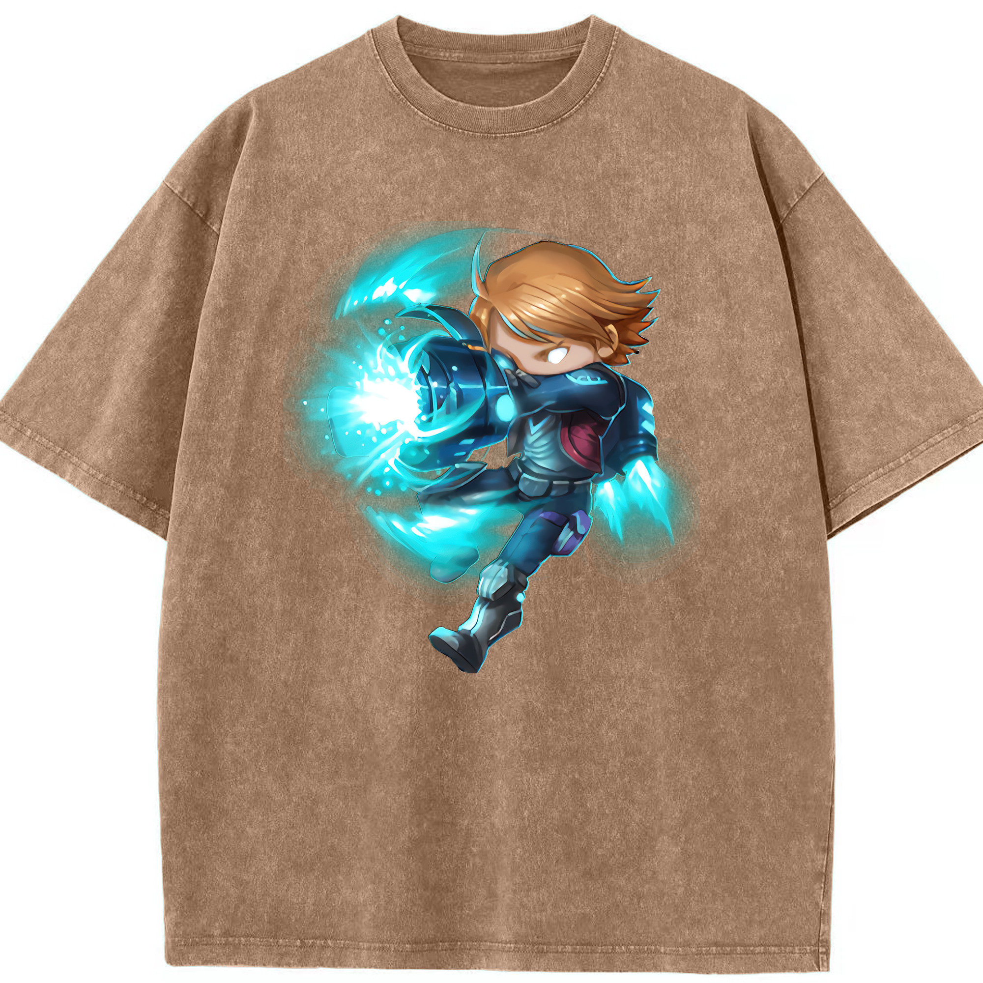 リーグ・オブ・レジェンド League of Legends LOL 綿100% ヴィンテージ風 半袖Tシャツ（フロントプリント）