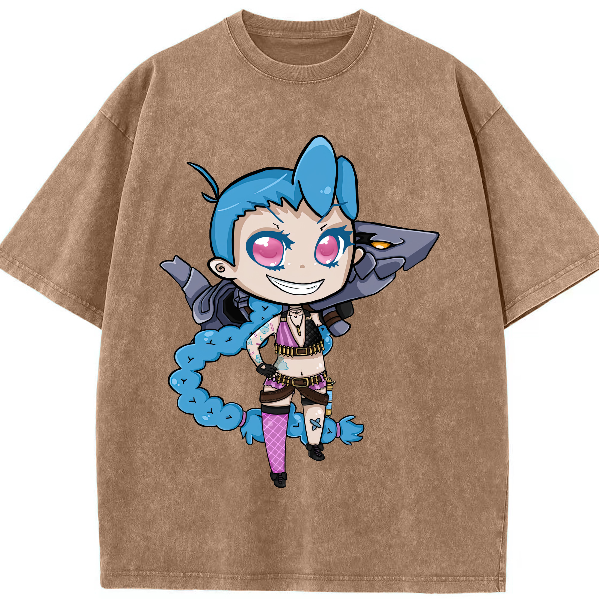 リーグ・オブ・レジェンド League of Legends LOL 綿100% ヴィンテージ風 半袖Tシャツ（フロントプリント）