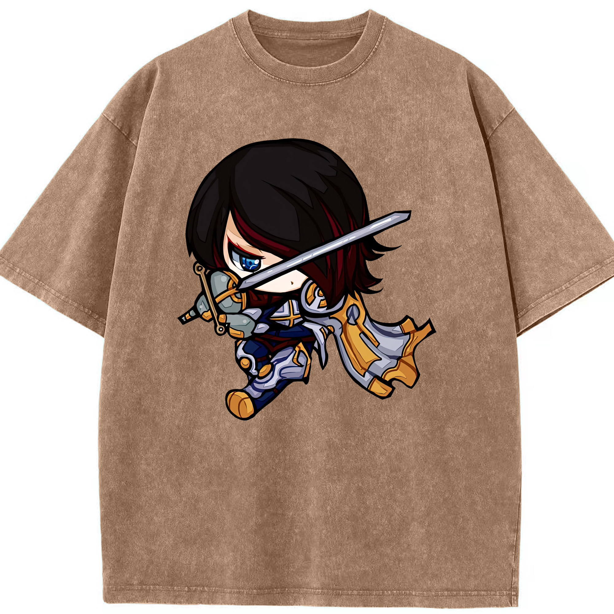 リーグ・オブ・レジェンド League of Legends LOL 綿100% ヴィンテージ風 半袖Tシャツ（フロントプリント）