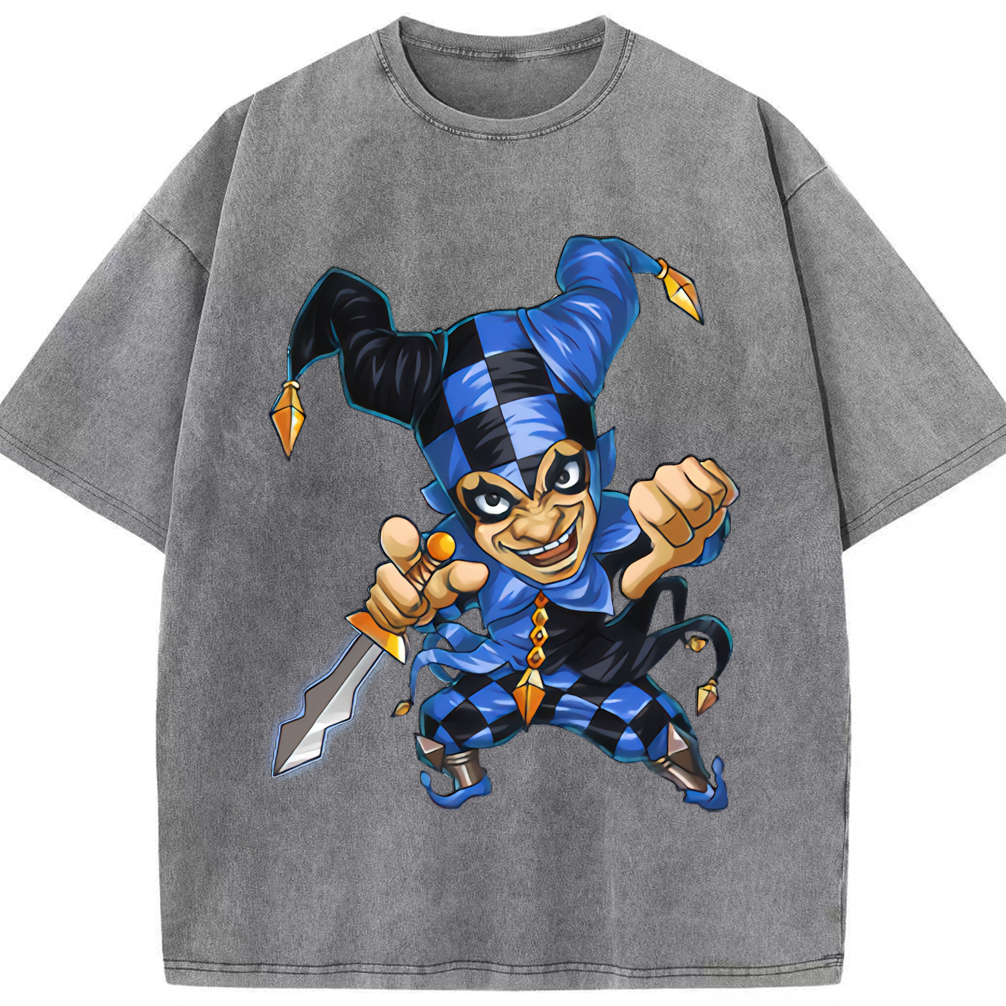 リーグ・オブ・レジェンド League of Legends LOL 綿100% ヴィンテージ風 半袖Tシャツ（フロントプリント）
