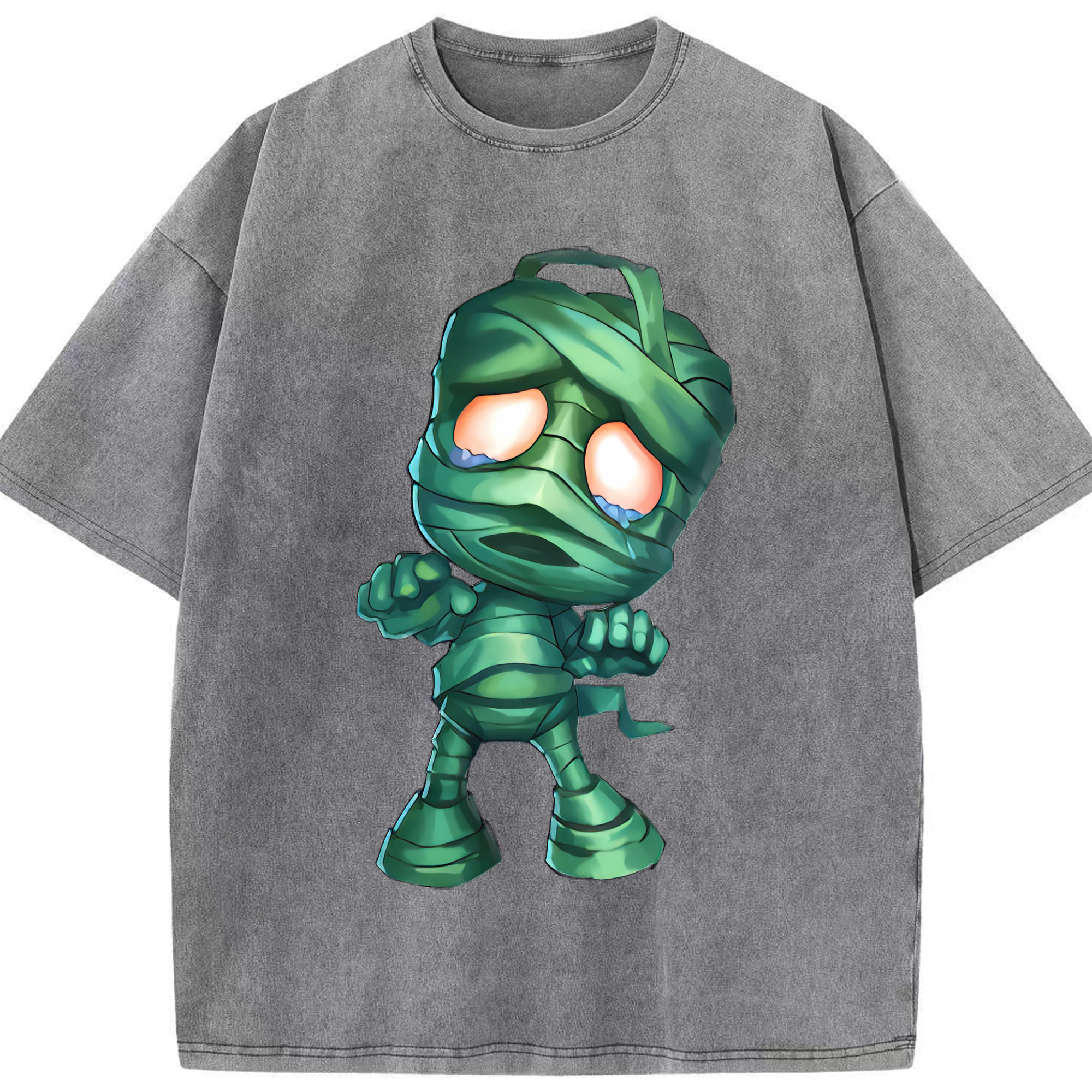 （画像用） リーグ・オブ・レジェンド League of Legends LOL 綿100% ヴィンテージ風 半袖Tシャツ（フロントプリント）