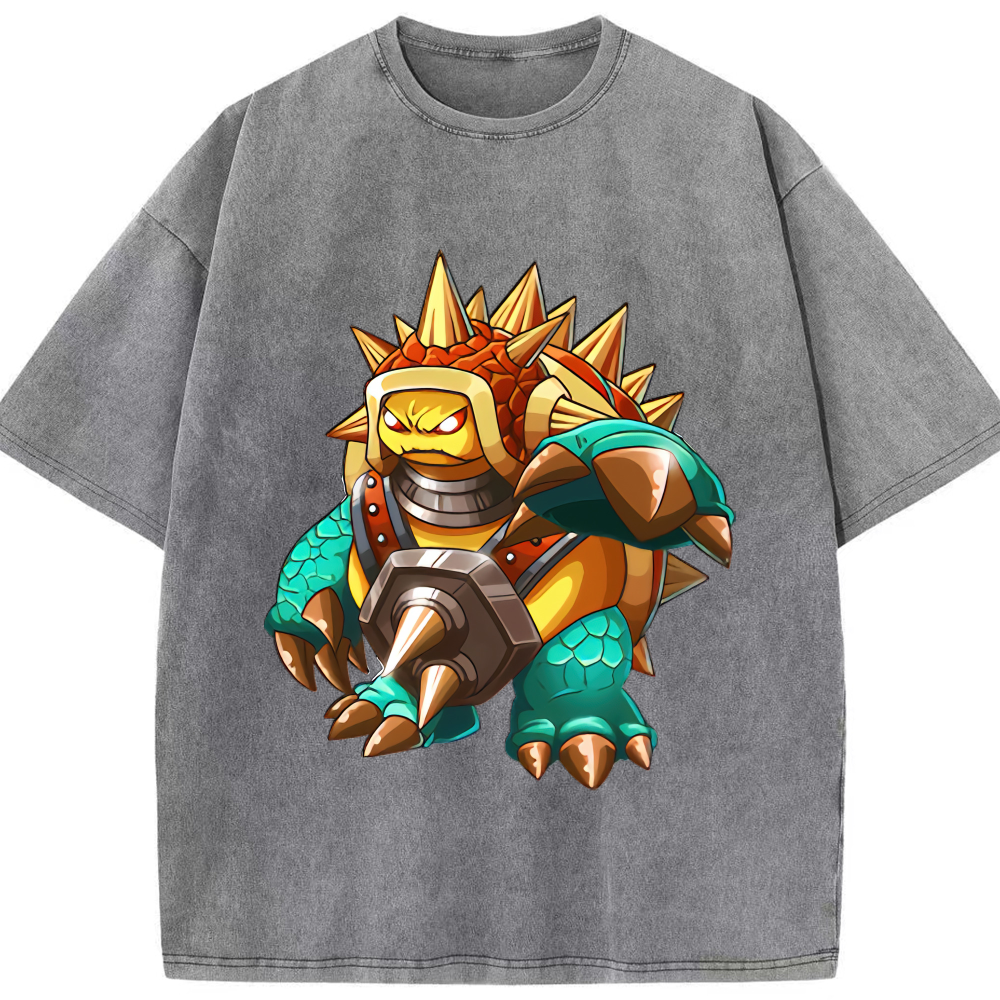 （画像用） リーグ・オブ・レジェンド League of Legends LOL 綿100% ヴィンテージ風 半袖Tシャツ（フロントプリント）