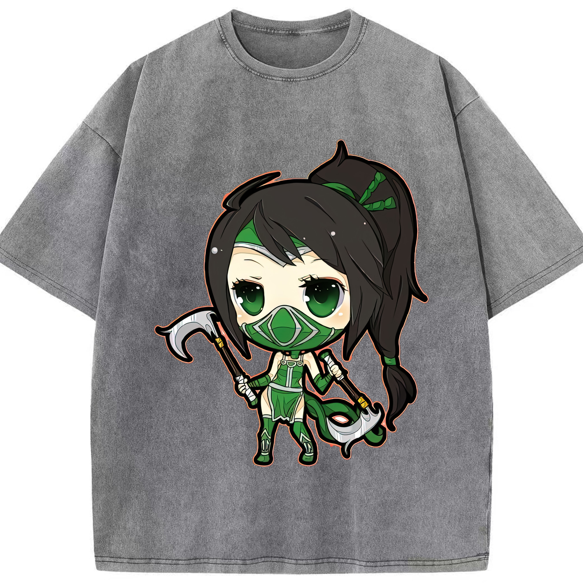 リーグ・オブ・レジェンド League of Legends LOL 綿100% ヴィンテージ風 半袖Tシャツ（フロントプリント）