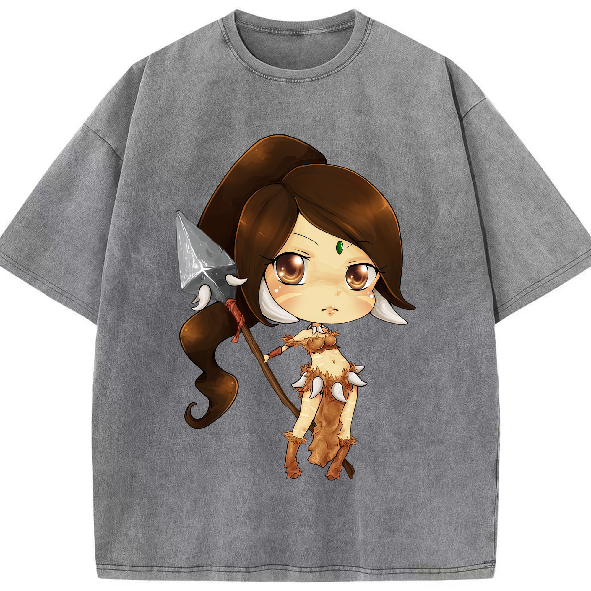 リーグ・オブ・レジェンド League of Legends LOL 綿100% ヴィンテージ風 半袖Tシャツ（フロントプリント）