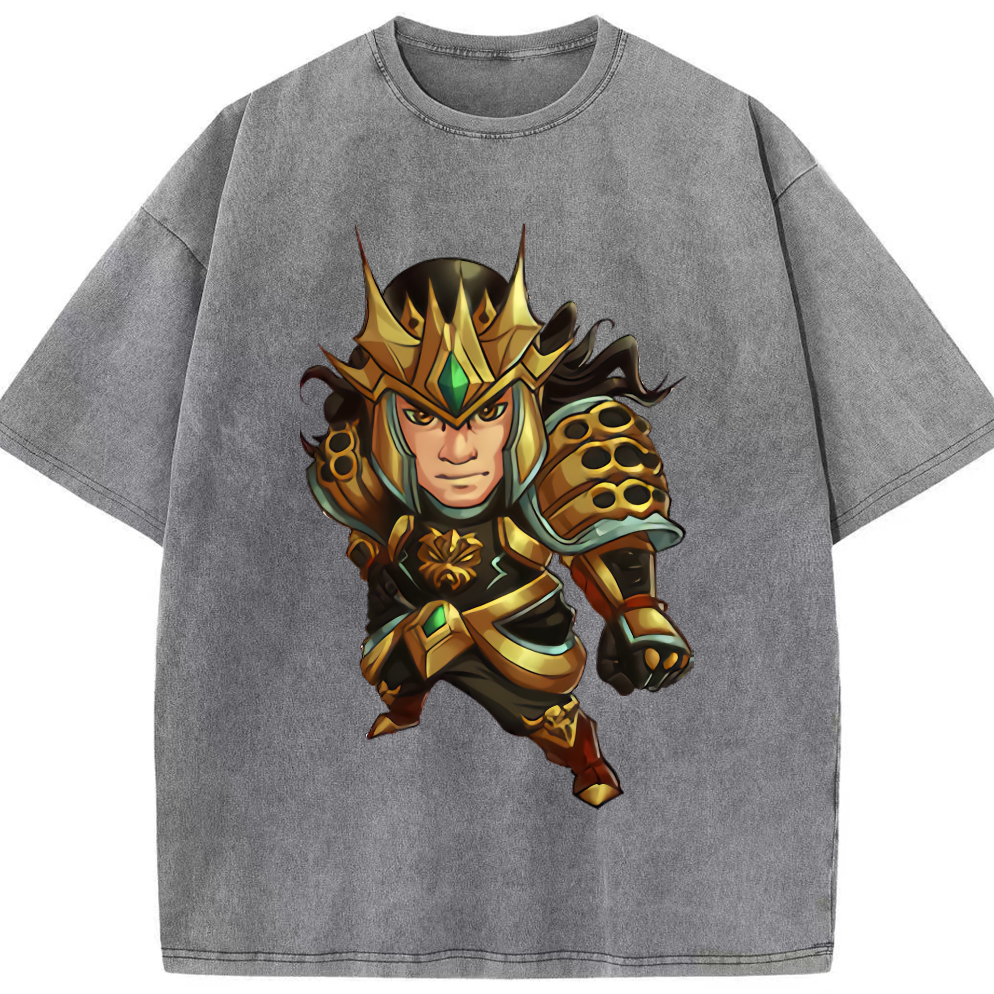 （画像用） リーグ・オブ・レジェンド League of Legends LOL 綿100% ヴィンテージ風 半袖Tシャツ（フロントプリント）