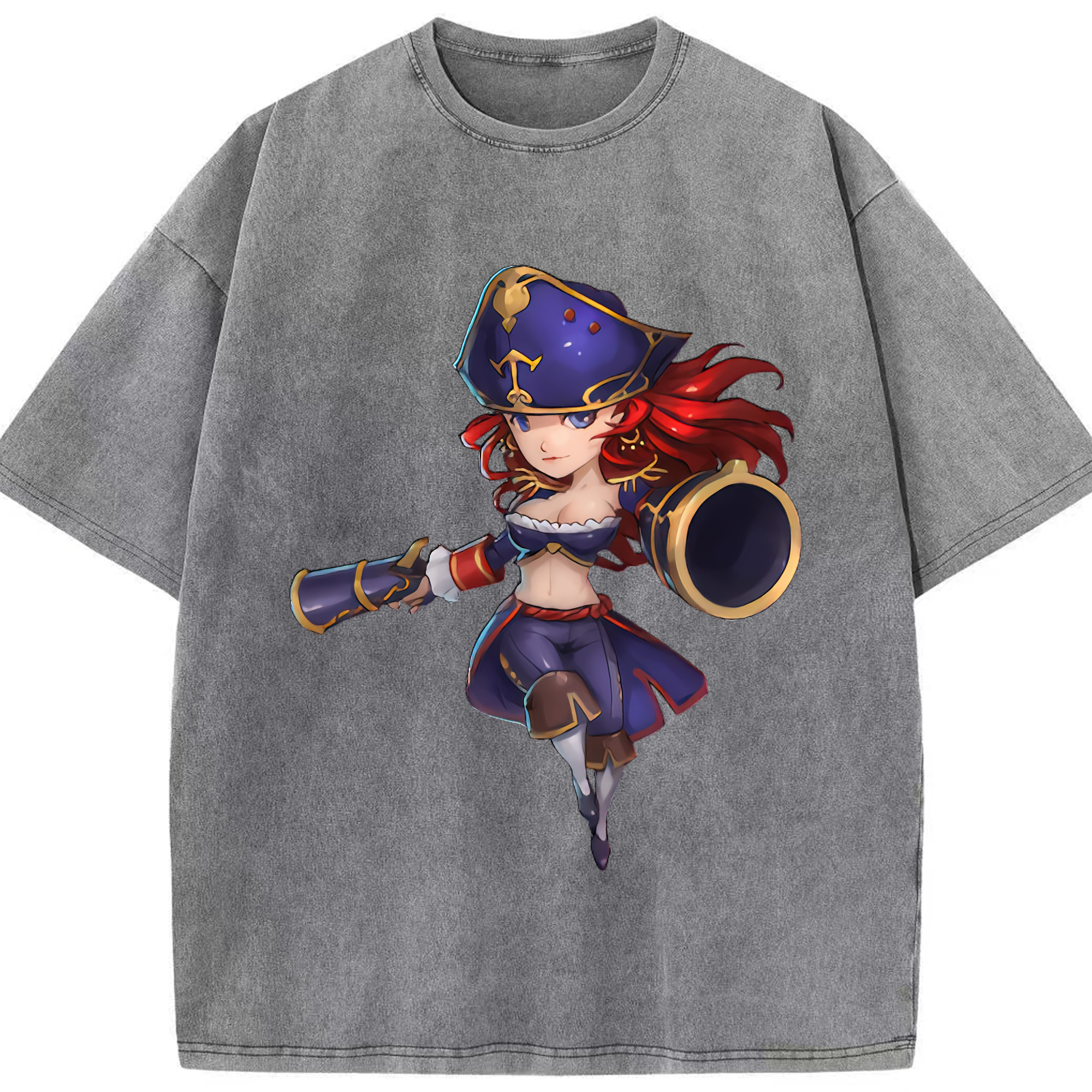 （画像用） リーグ・オブ・レジェンド League of Legends LOL 綿100% ヴィンテージ風 半袖Tシャツ（フロントプリント）
