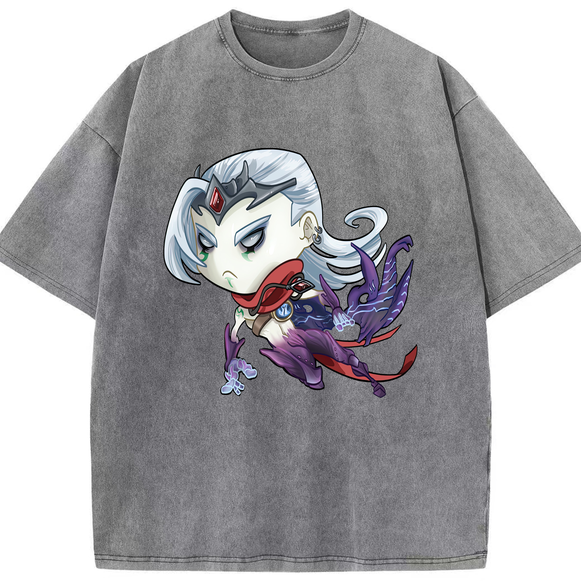 リーグ・オブ・レジェンド League of Legends LOL 綿100% ヴィンテージ風 半袖Tシャツ（フロントプリント）