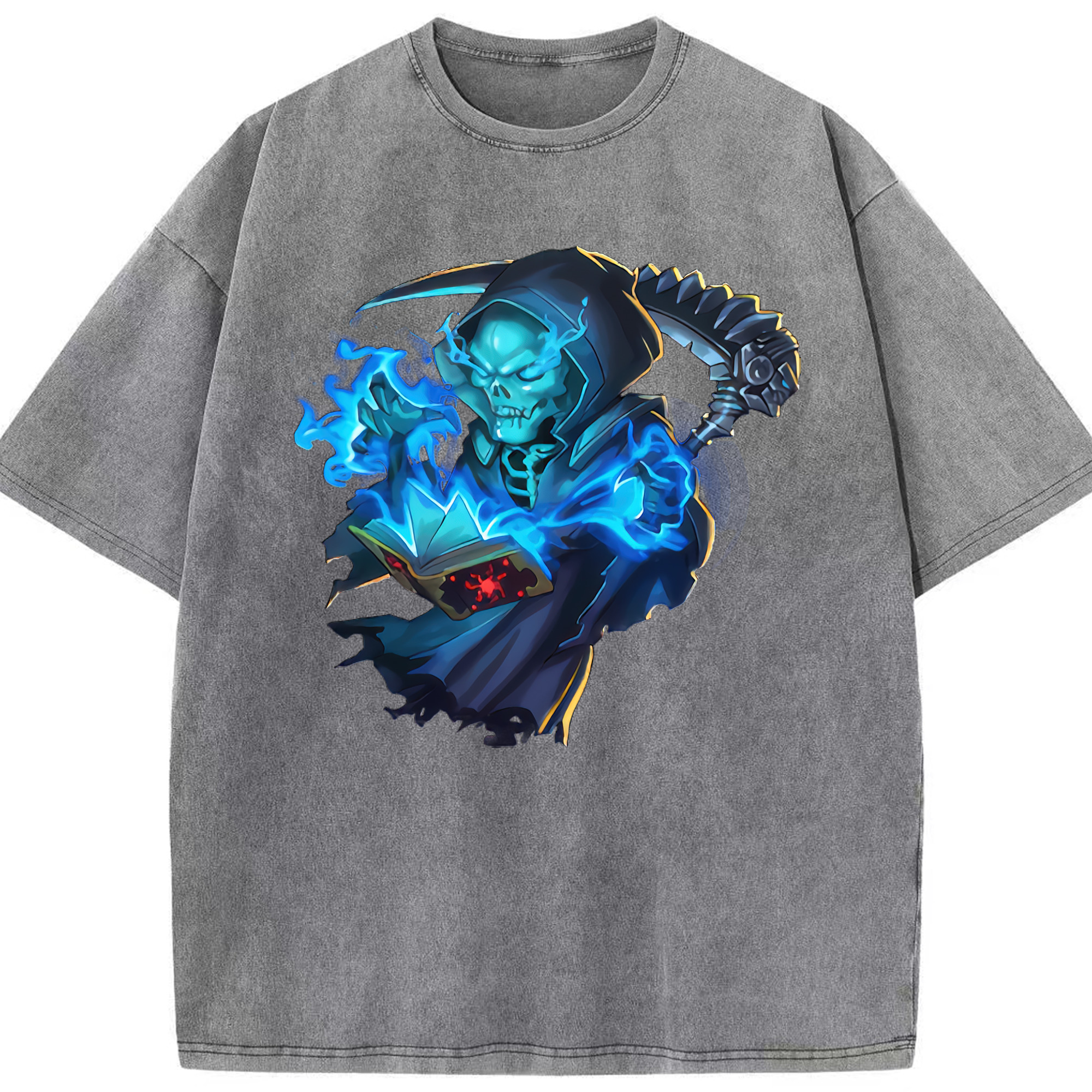 リーグ・オブ・レジェンド League of Legends LOL 綿100% ヴィンテージ風 半袖Tシャツ（フロントプリント）