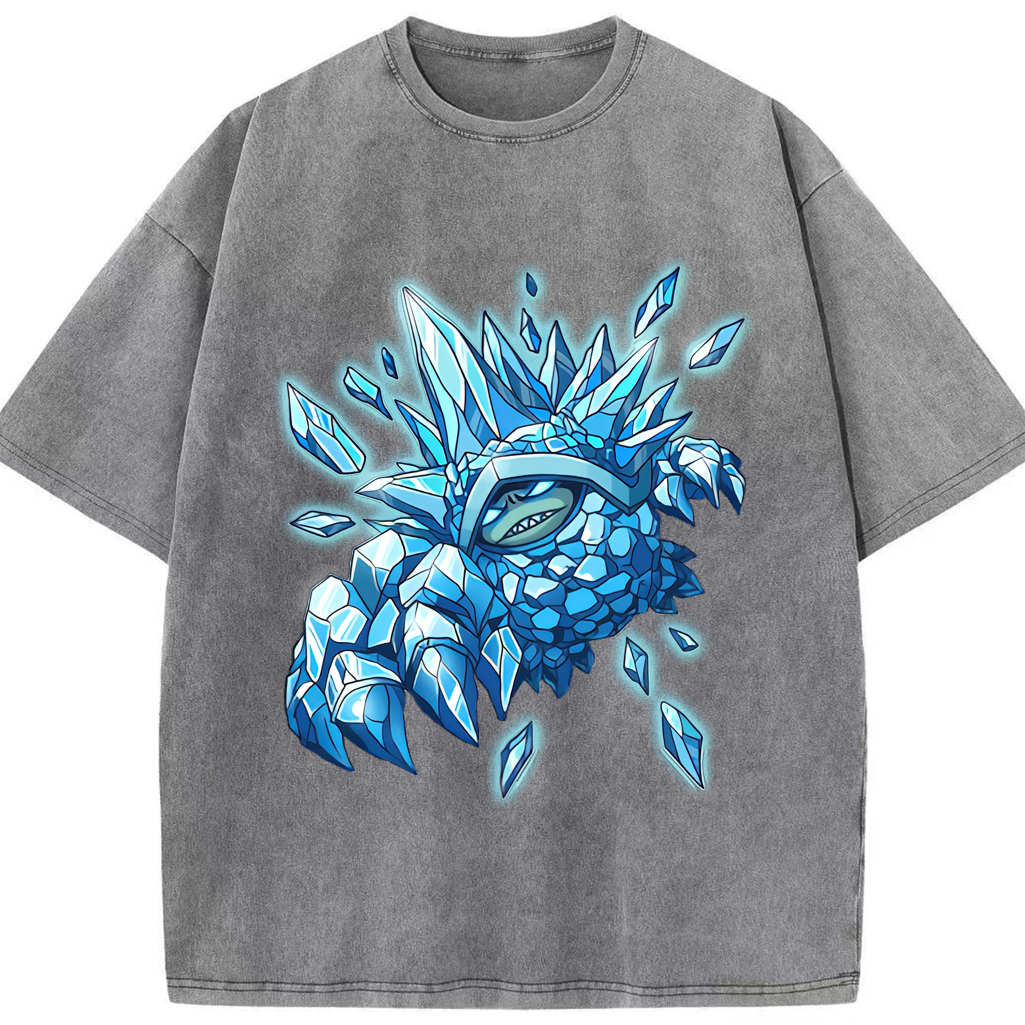 リーグ・オブ・レジェンド League of Legends LOL 綿100% ヴィンテージ風 半袖Tシャツ（フロントプリント）
