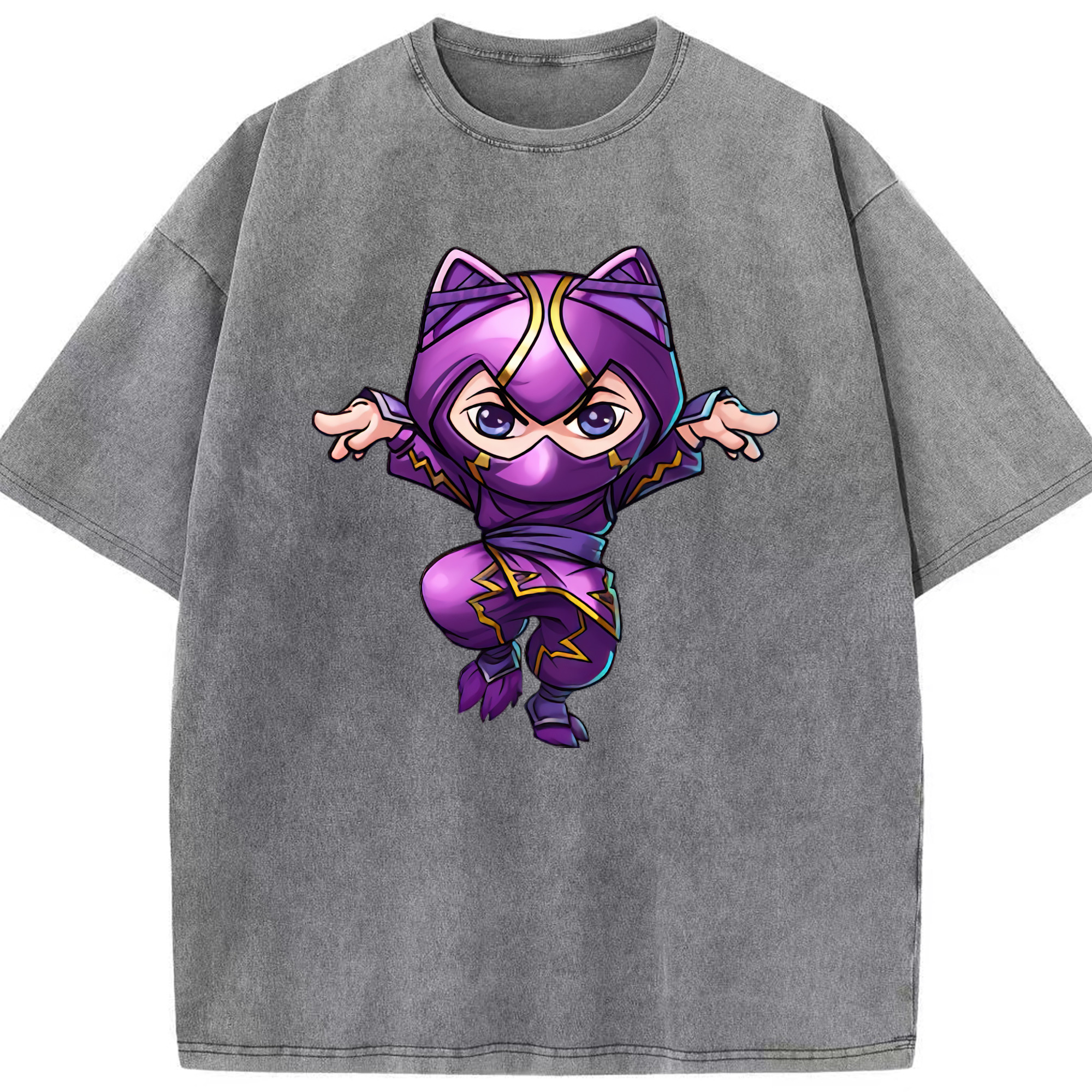 （画像用） リーグ・オブ・レジェンド League of Legends LOL 綿100% ヴィンテージ風 半袖Tシャツ（フロントプリント）