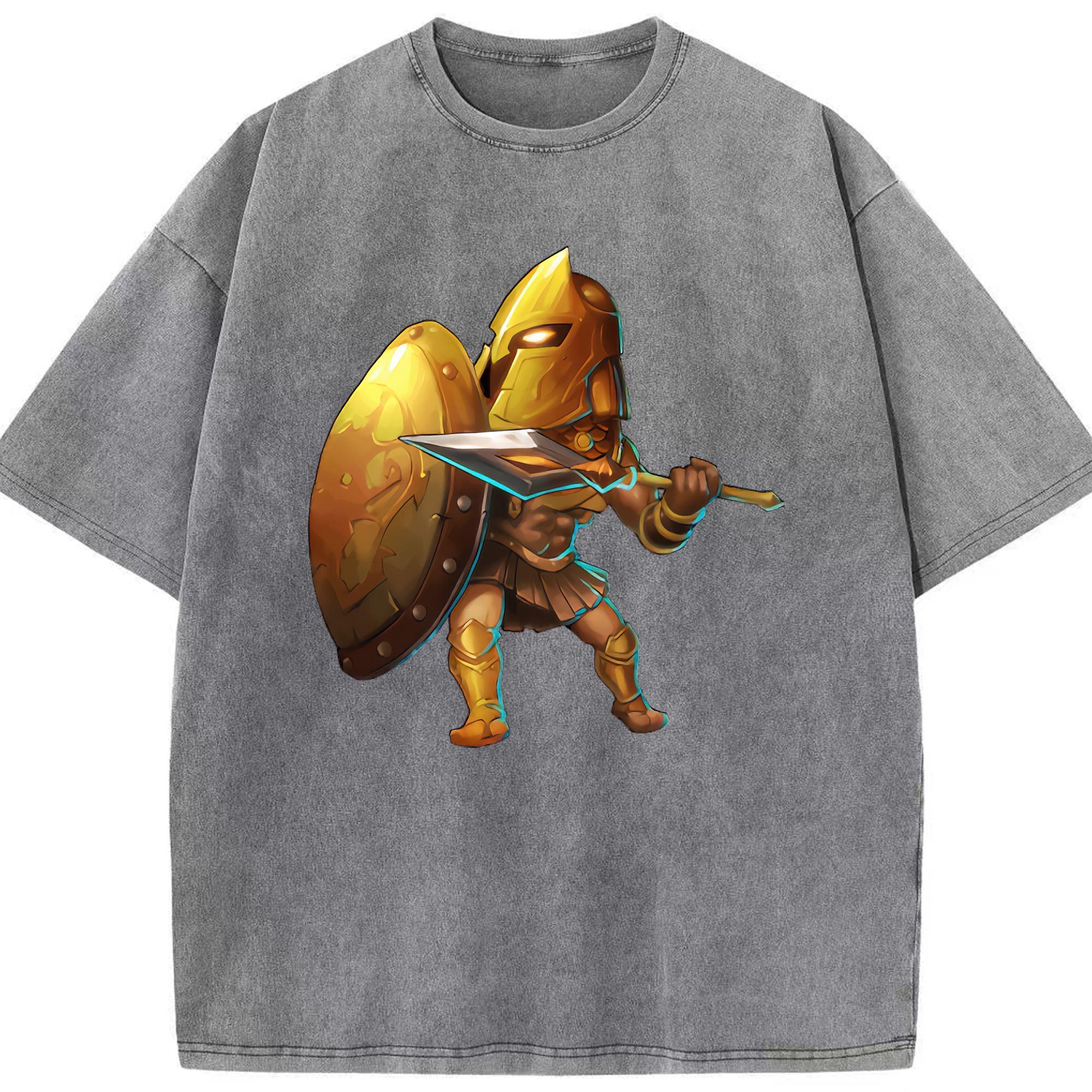 リーグ・オブ・レジェンド League of Legends LOL 綿100% ヴィンテージ風 半袖Tシャツ（フロントプリント）