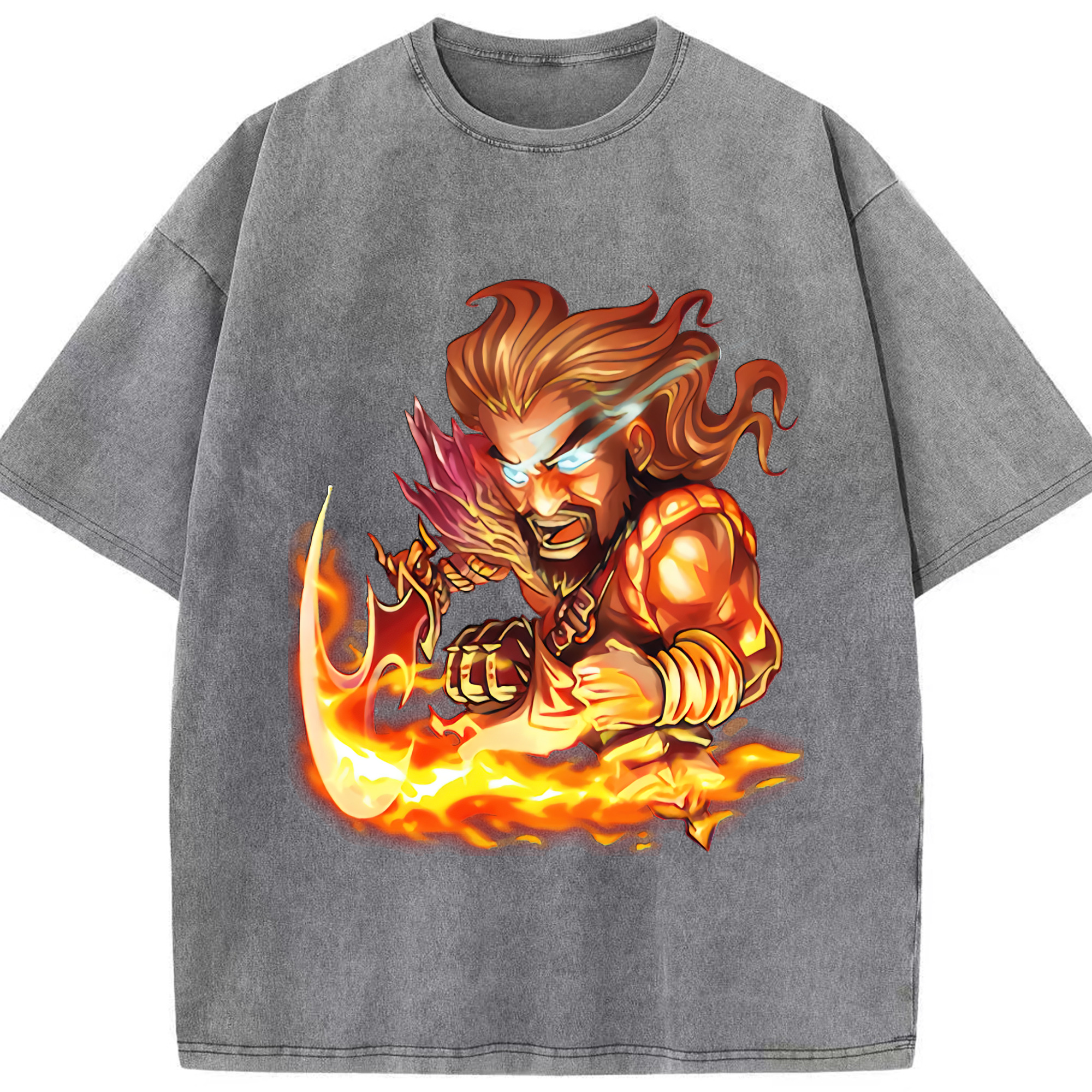 （画像用） リーグ・オブ・レジェンド League of Legends LOL 綿100% ヴィンテージ風 半袖Tシャツ（フロントプリント）