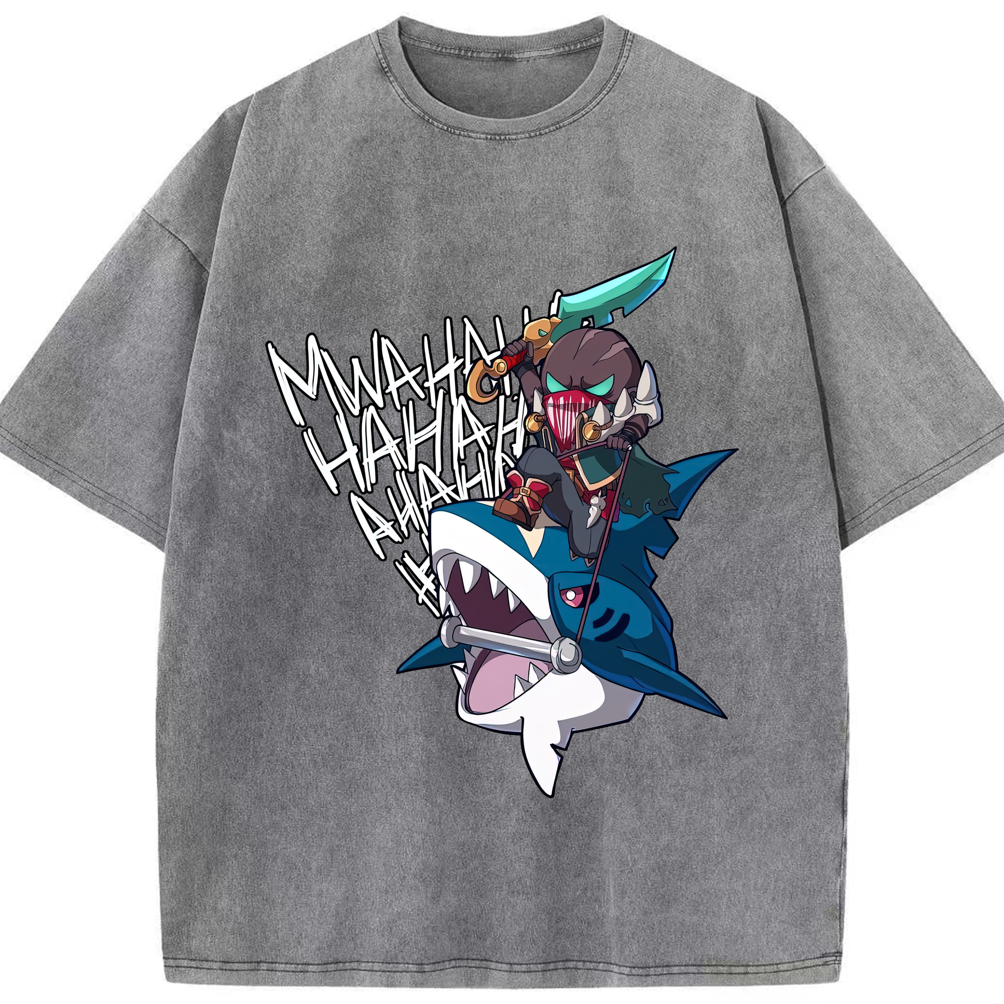 リーグ・オブ・レジェンド League of Legends LOL 綿100% ヴィンテージ風 半袖Tシャツ（フロントプリント）