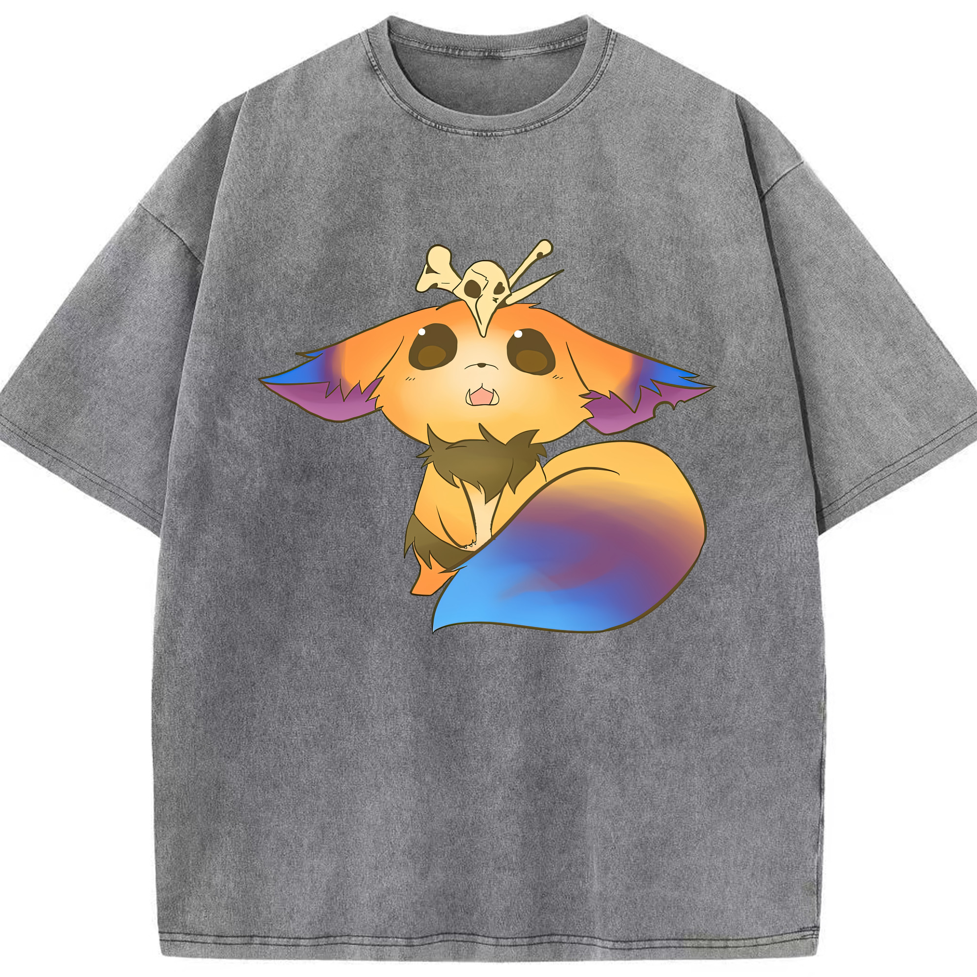 リーグ・オブ・レジェンド League of Legends LOL 綿100% ヴィンテージ風 半袖Tシャツ（フロントプリント）