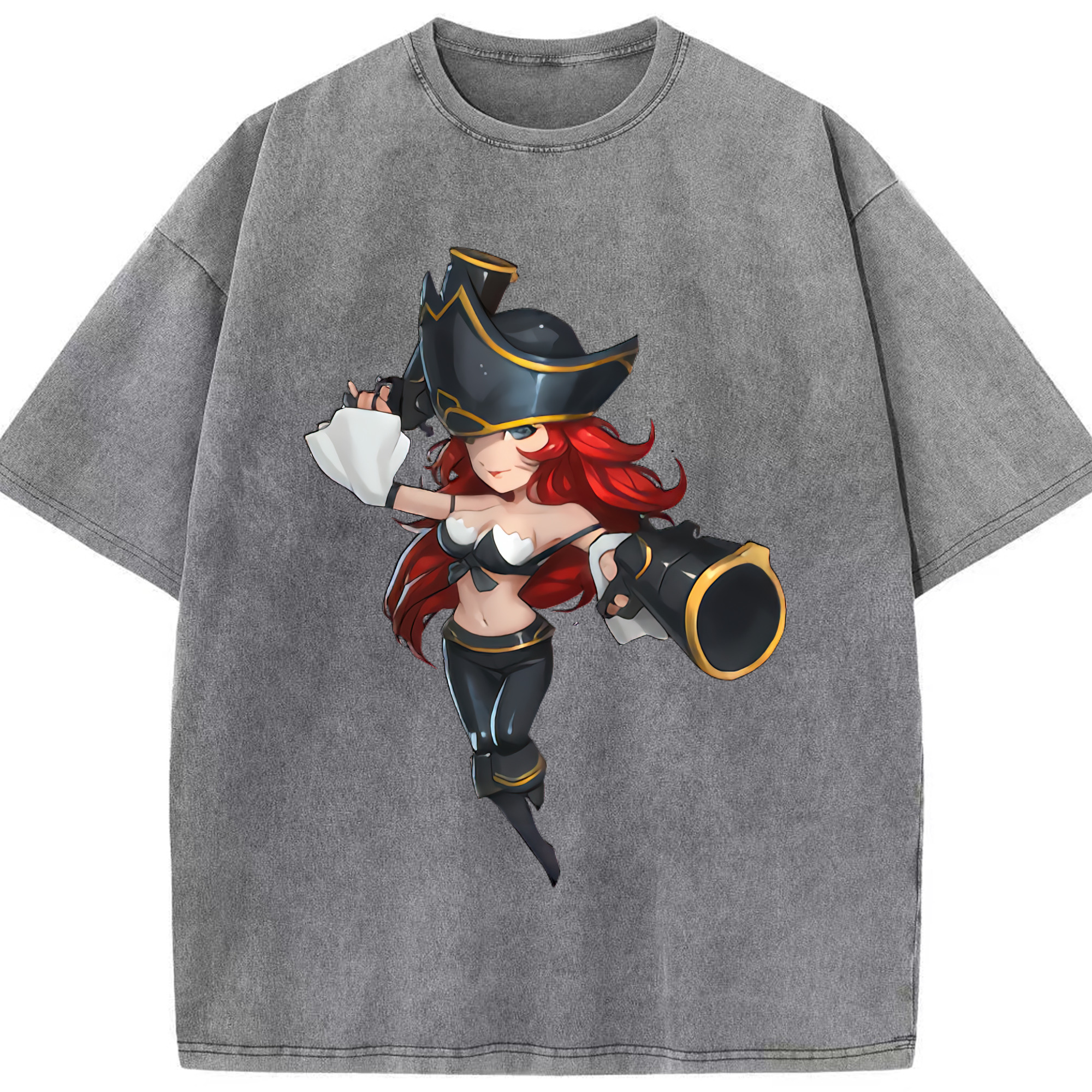 （画像用） リーグ・オブ・レジェンド League of Legends LOL 綿100% ヴィンテージ風 半袖Tシャツ（フロントプリント）