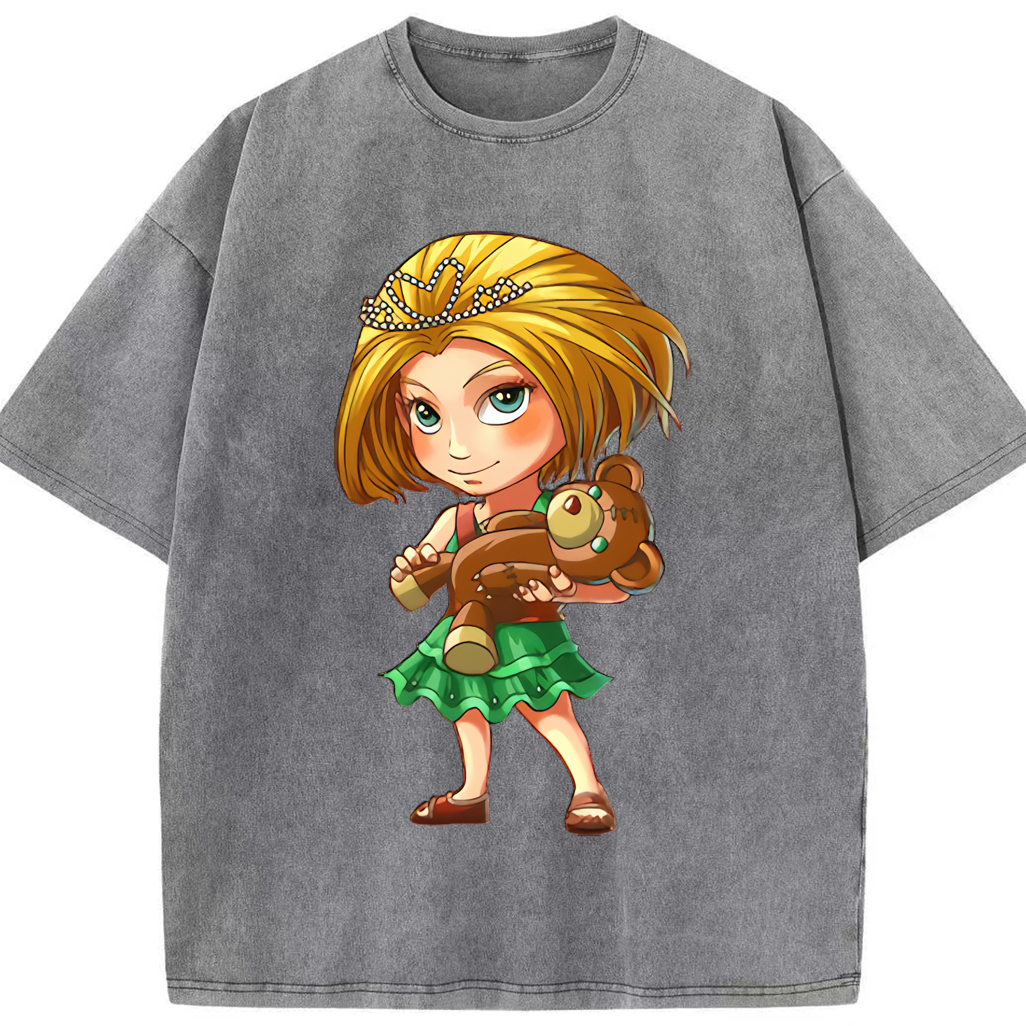 リーグ・オブ・レジェンド League of Legends LOL 綿100% ヴィンテージ風 半袖Tシャツ（フロントプリント）