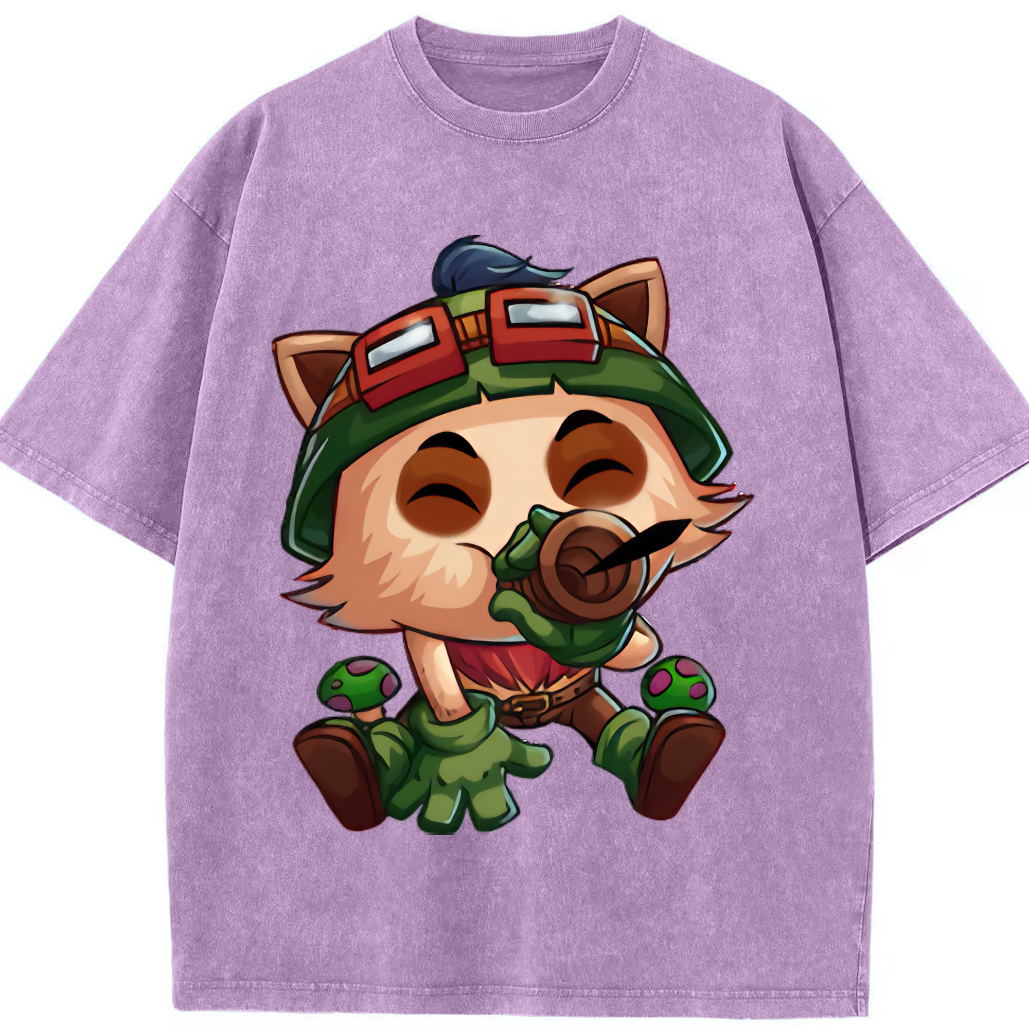 （画像用） リーグ・オブ・レジェンド League of Legends LOL 綿100% ヴィンテージ風 半袖Tシャツ（フロントプリント）