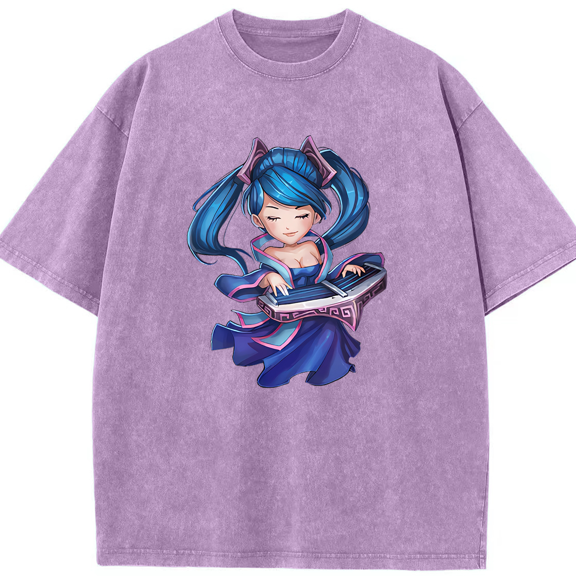 （画像用） リーグ・オブ・レジェンド League of Legends LOL 綿100% ヴィンテージ風 半袖Tシャツ（フロントプリント）