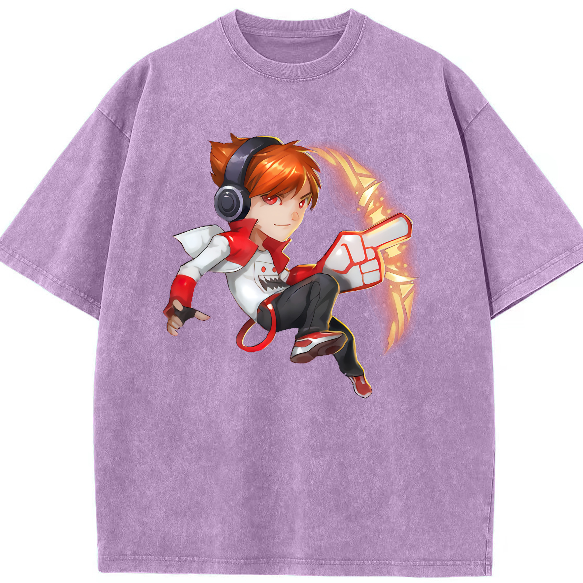 リーグ・オブ・レジェンド League of Legends LOL 綿100% ヴィンテージ風 半袖Tシャツ（フロントプリント）