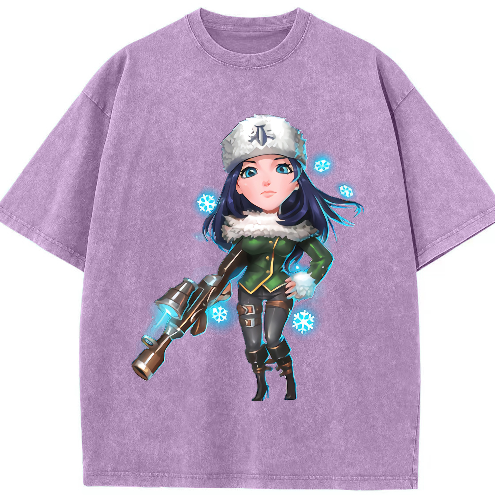 リーグ・オブ・レジェンド League of Legends LOL 綿100% ヴィンテージ風 半袖Tシャツ（フロントプリント）