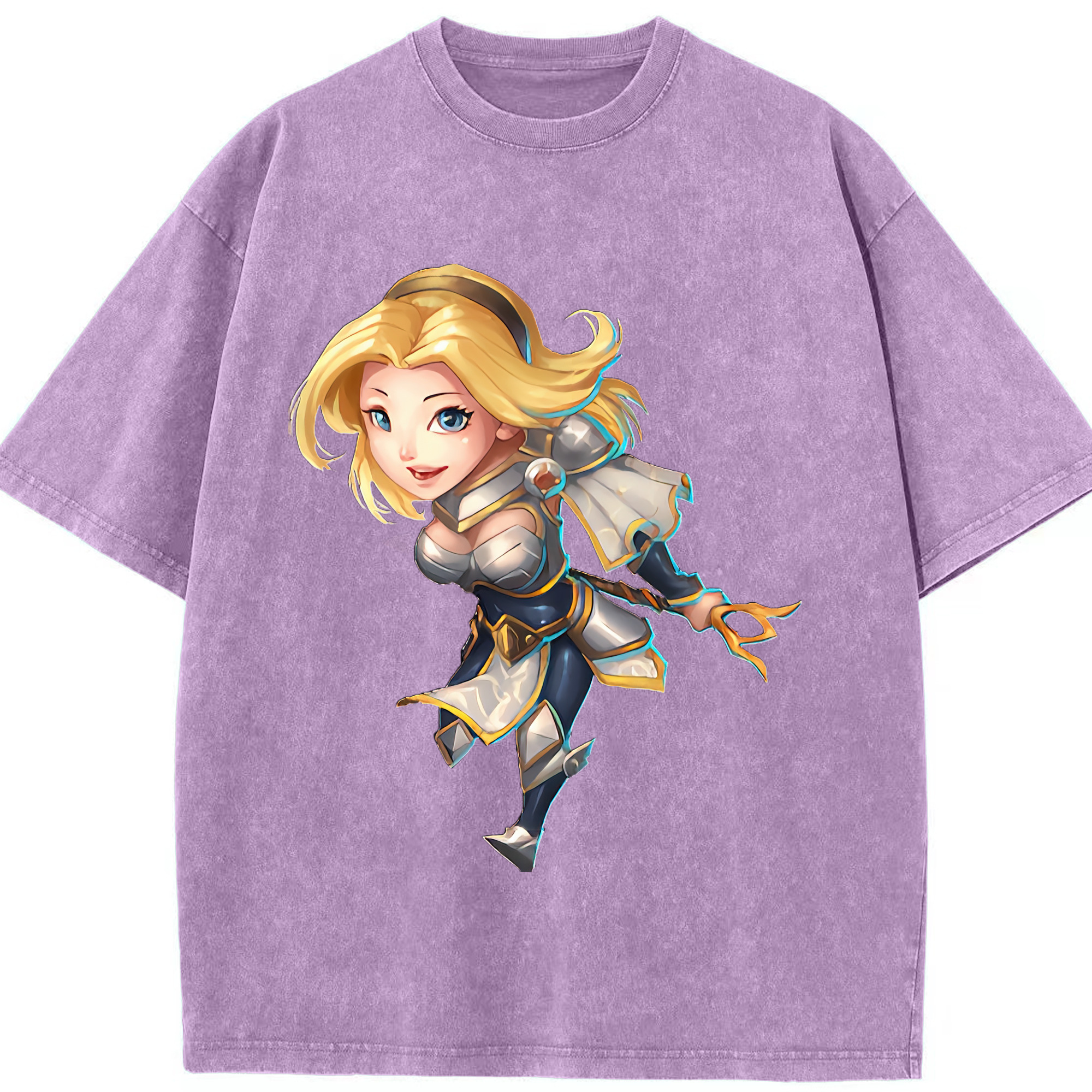 （画像用） リーグ・オブ・レジェンド League of Legends LOL 綿100% ヴィンテージ風 半袖Tシャツ（フロントプリント）