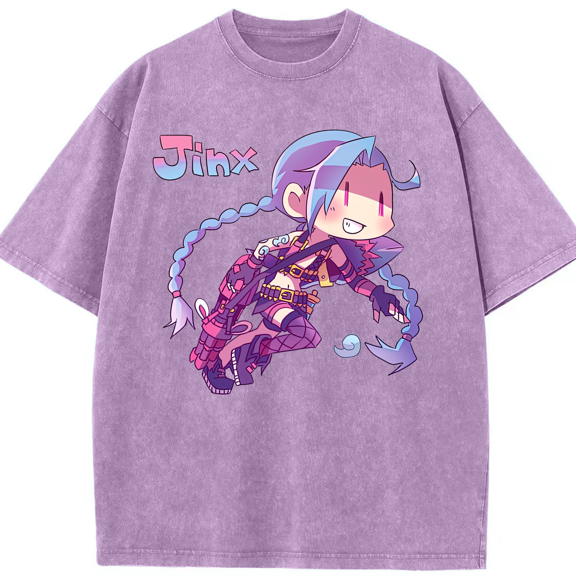 リーグ・オブ・レジェンド League of Legends LOL 綿100% ヴィンテージ風 半袖Tシャツ（フロントプリント）
