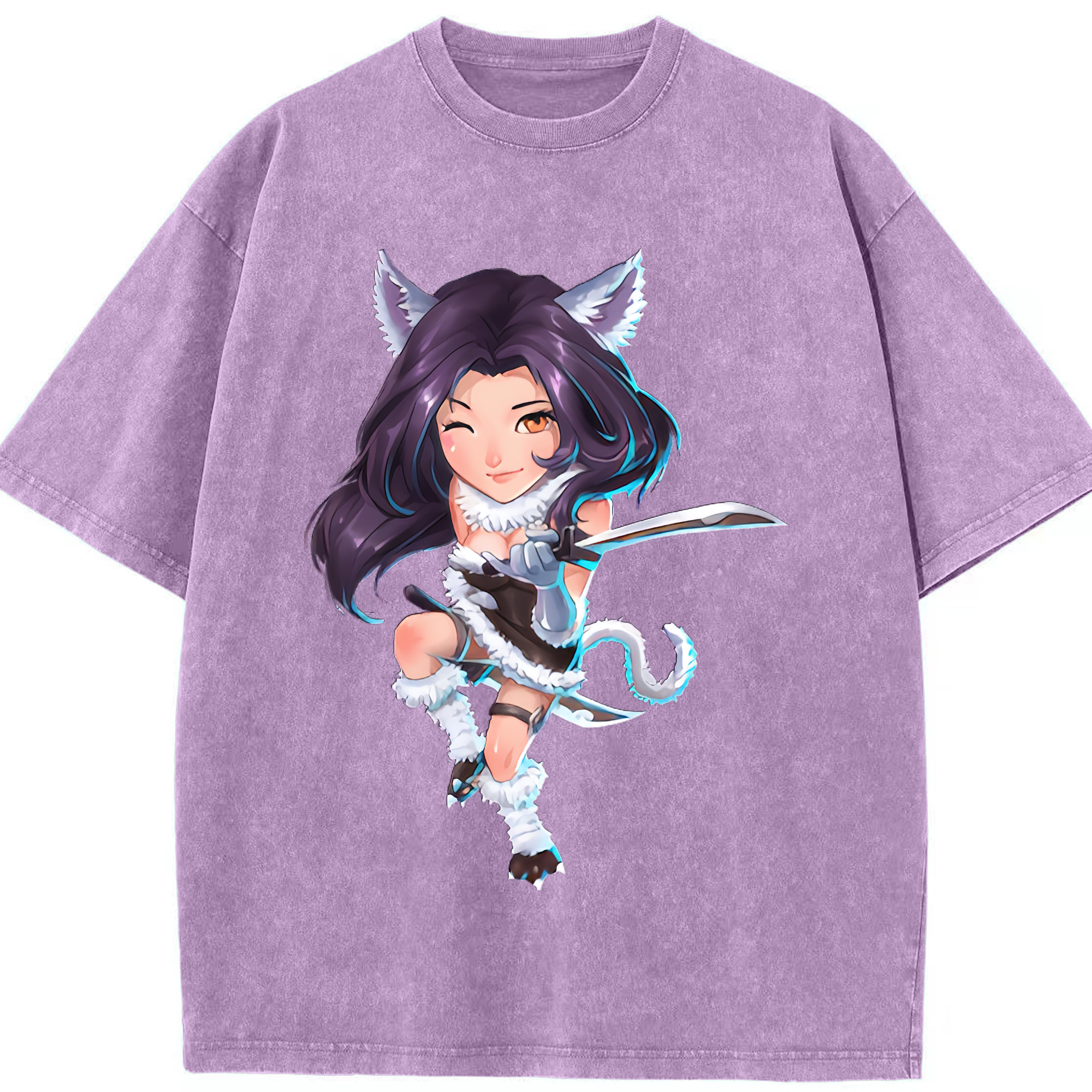 （画像用） リーグ・オブ・レジェンド League of Legends LOL 綿100% ヴィンテージ風 半袖Tシャツ（フロントプリント）