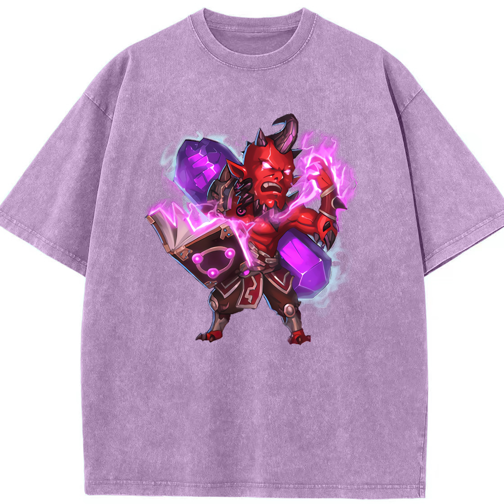 リーグ・オブ・レジェンド League of Legends LOL 綿100% ヴィンテージ風 半袖Tシャツ（フロントプリント）