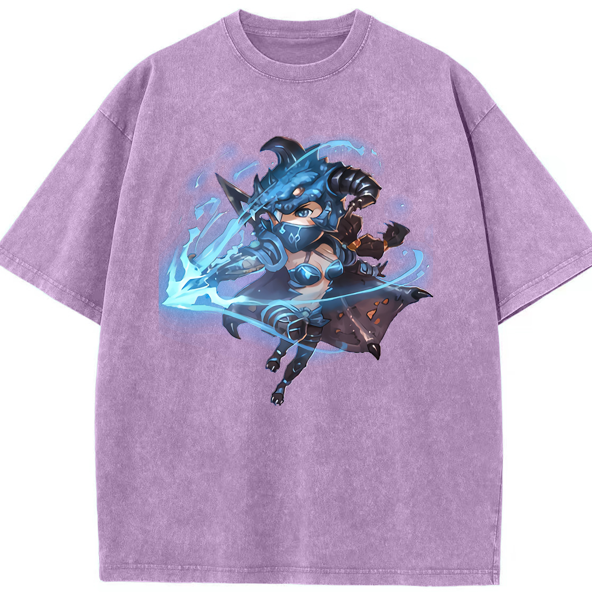 リーグ・オブ・レジェンド League of Legends LOL 綿100% ヴィンテージ風 半袖Tシャツ（フロントプリント）