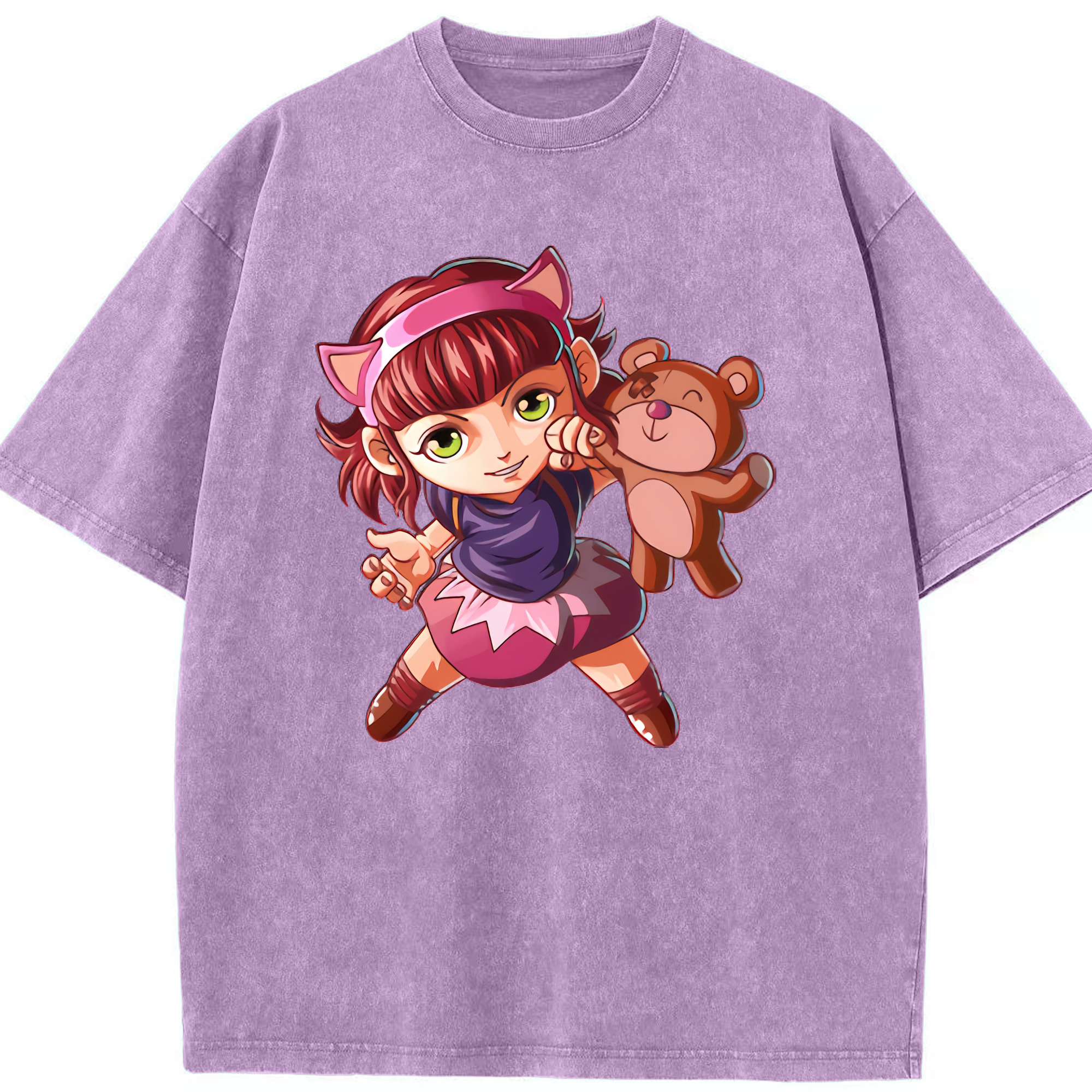 （画像用） リーグ・オブ・レジェンド League of Legends LOL 綿100% ヴィンテージ風 半袖Tシャツ（フロントプリント）