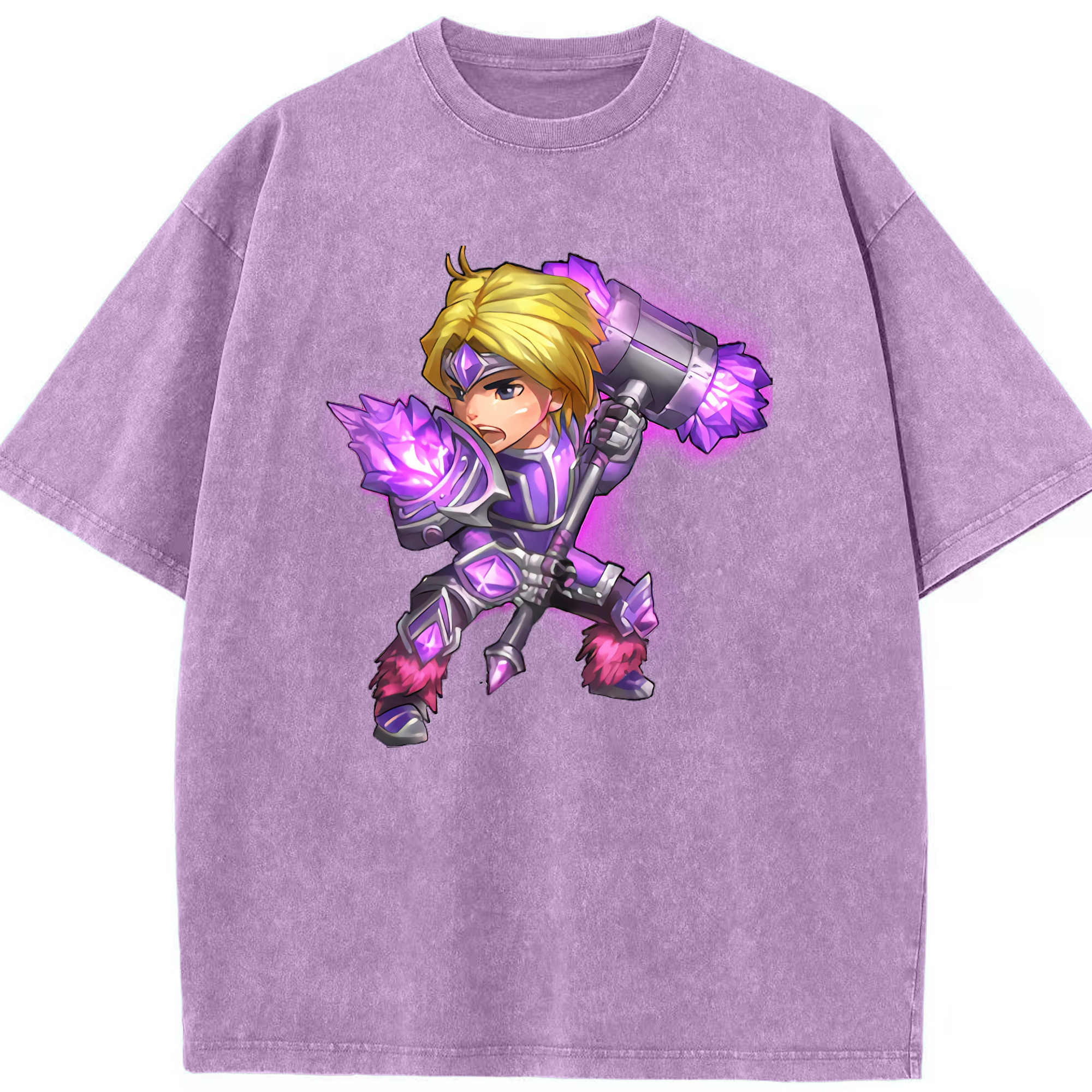 リーグ・オブ・レジェンド League of Legends LOL 綿100% ヴィンテージ風 半袖Tシャツ（フロントプリント）