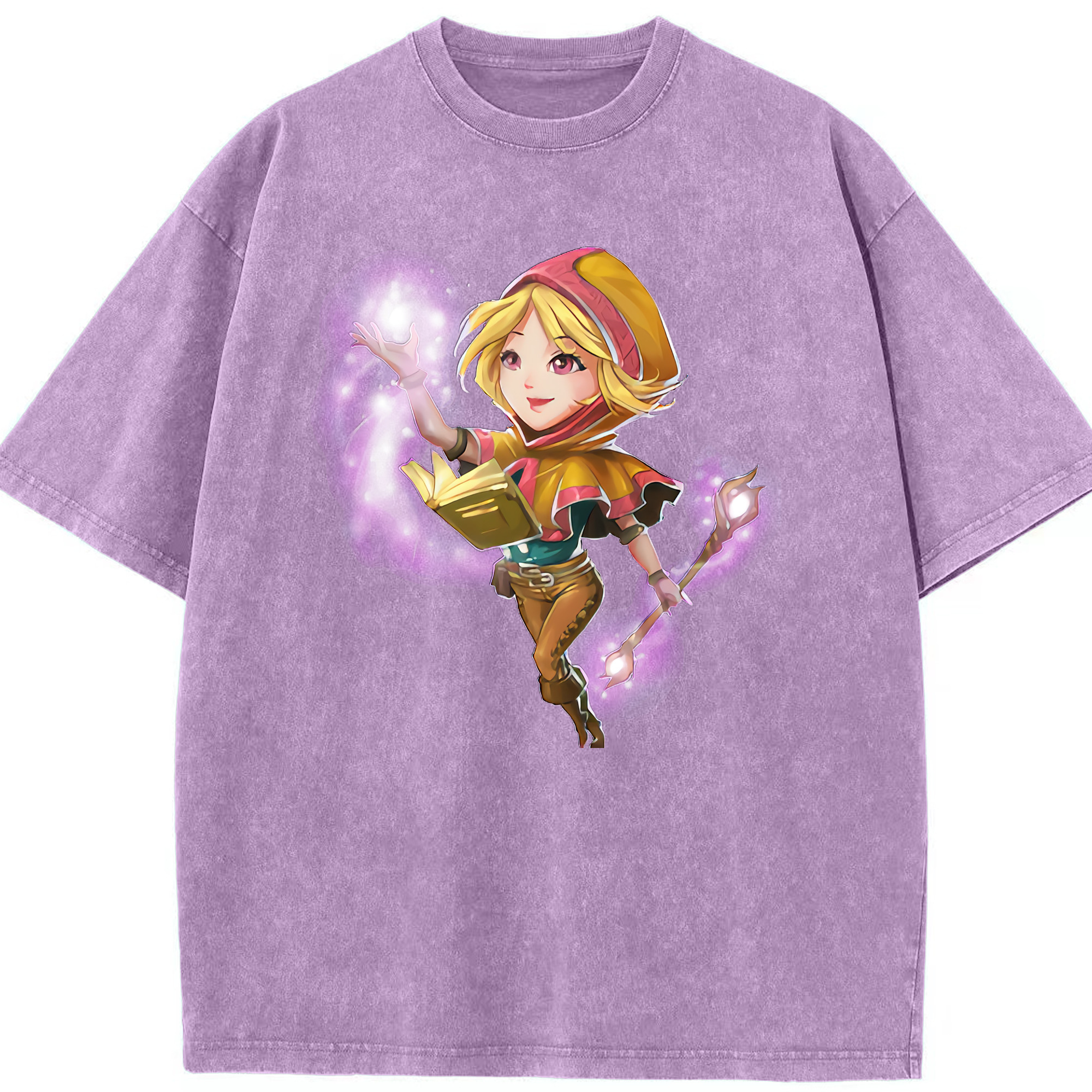 リーグ・オブ・レジェンド League of Legends LOL 綿100% ヴィンテージ風 半袖Tシャツ（フロントプリント）