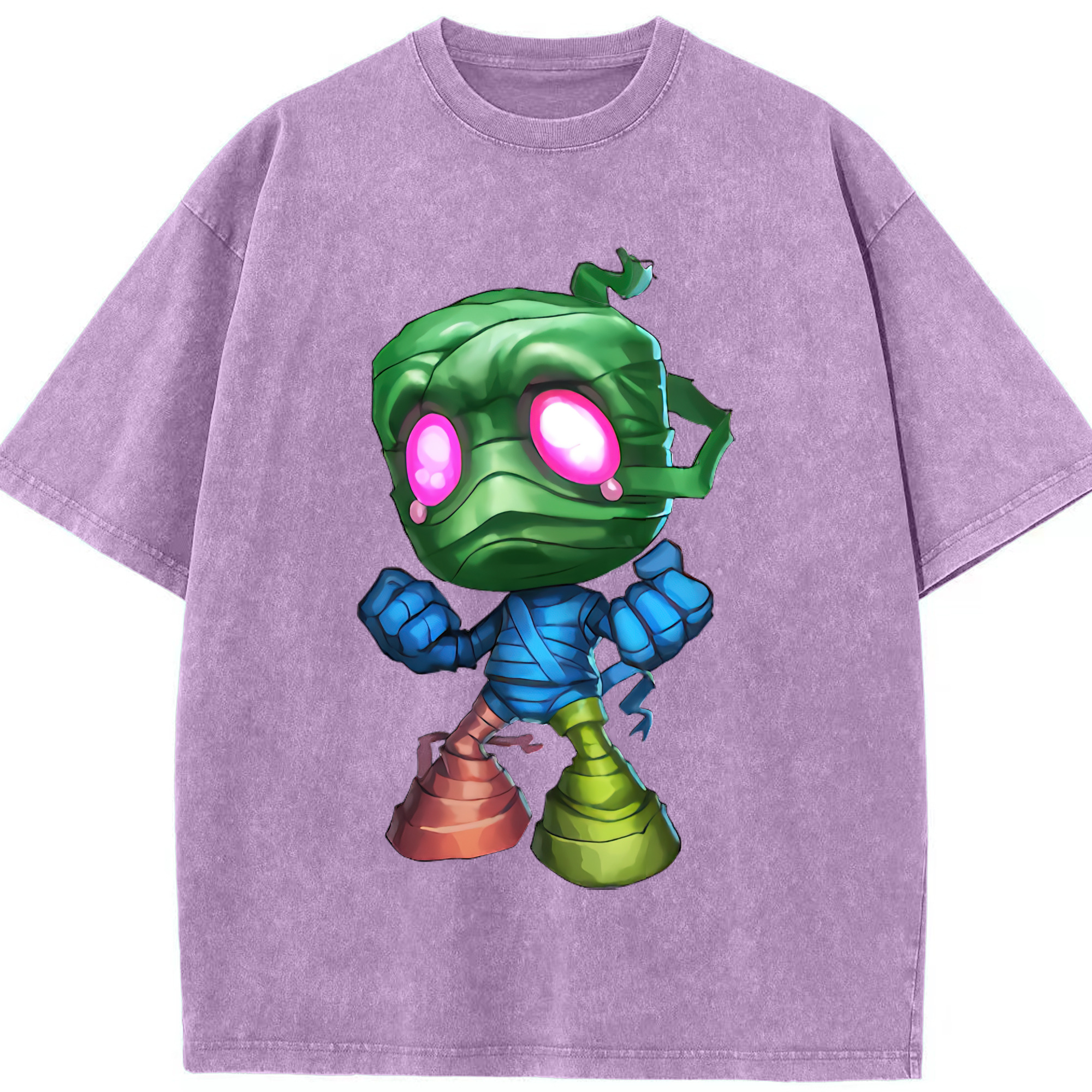 リーグ・オブ・レジェンド League of Legends LOL 綿100% ヴィンテージ風 半袖Tシャツ（フロントプリント）