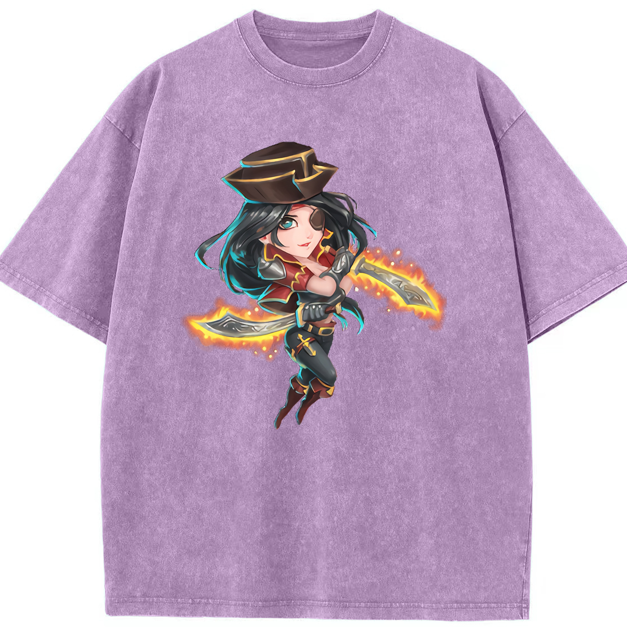 リーグ・オブ・レジェンド League of Legends LOL 綿100% ヴィンテージ風 半袖Tシャツ（フロントプリント）