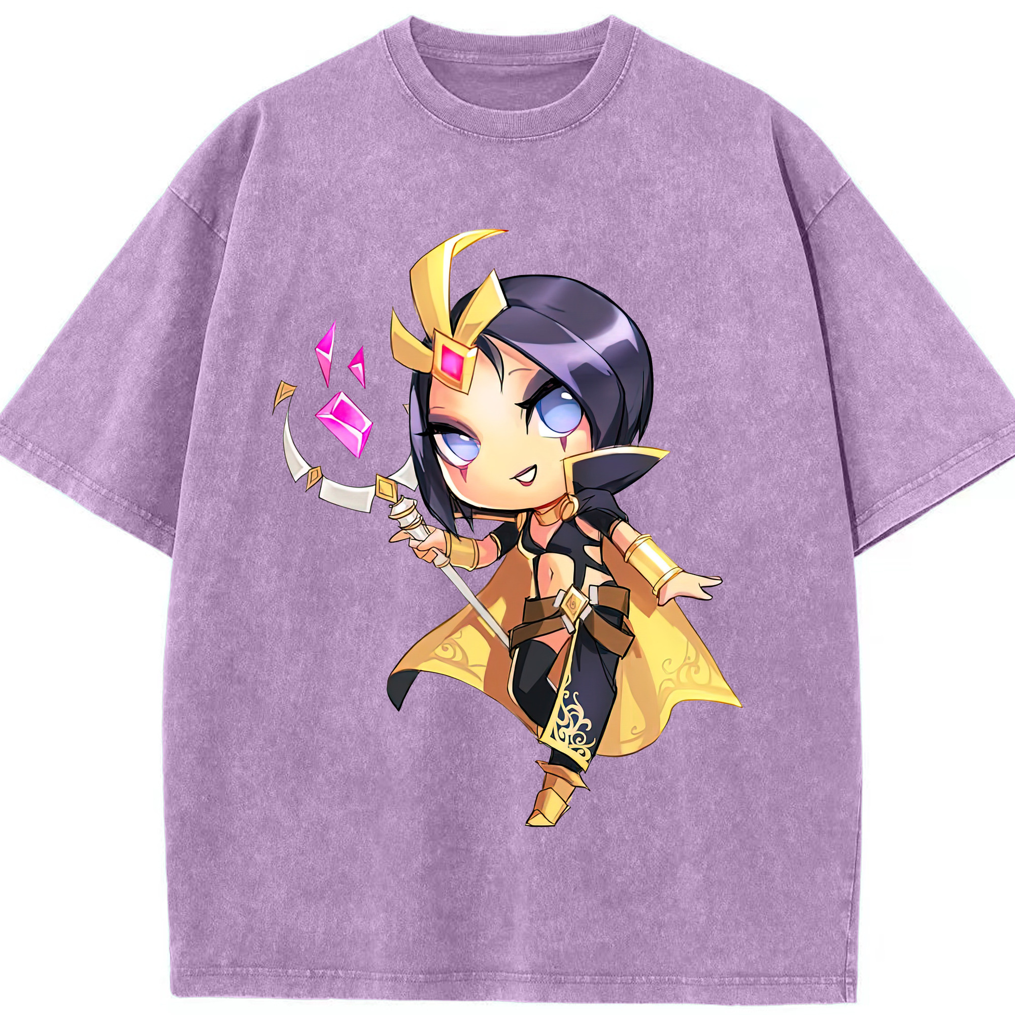 リーグ・オブ・レジェンド League of Legends LOL 綿100% ヴィンテージ風 半袖Tシャツ（フロントプリント）