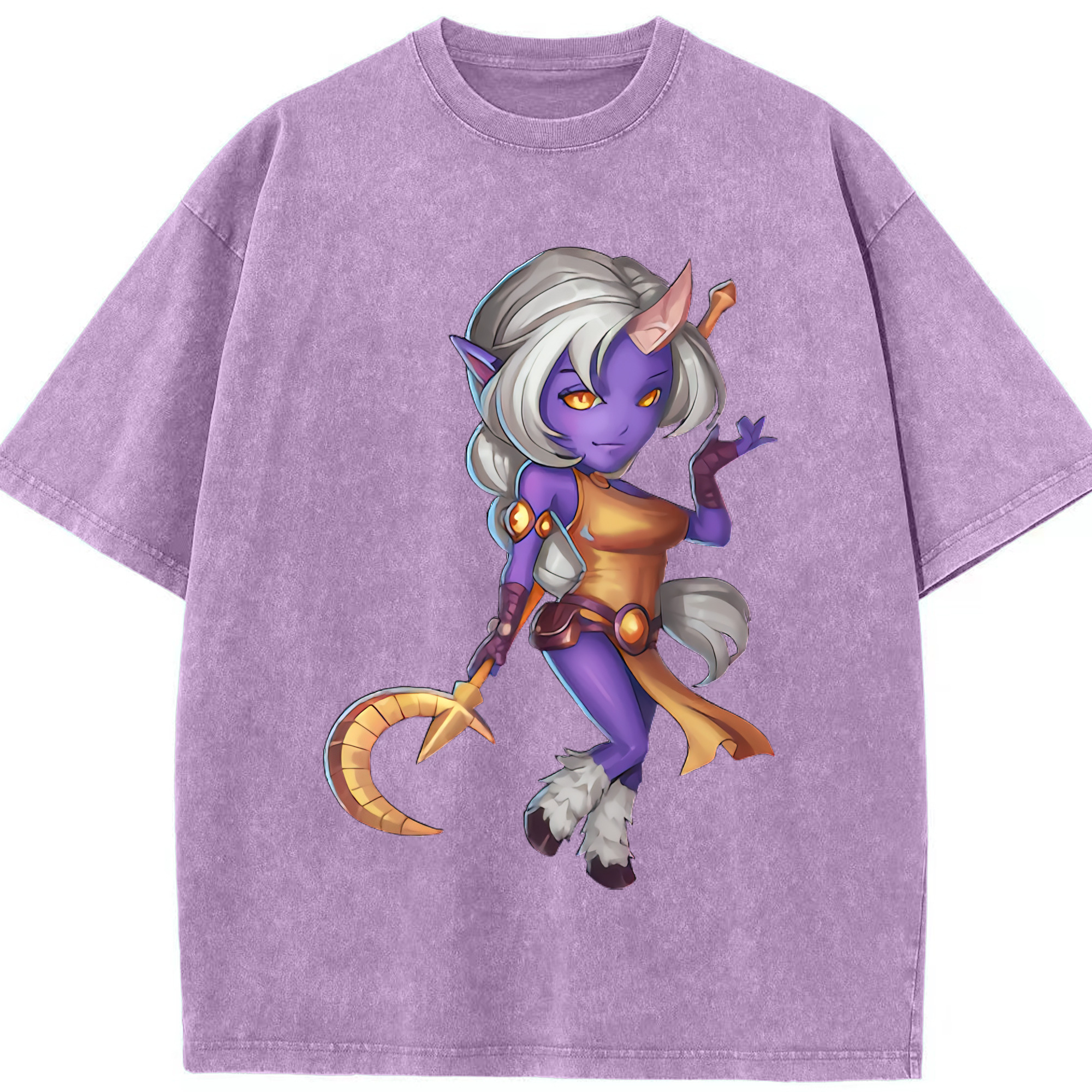 （画像用） リーグ・オブ・レジェンド League of Legends LOL 綿100% ヴィンテージ風 半袖Tシャツ（フロントプリント）
