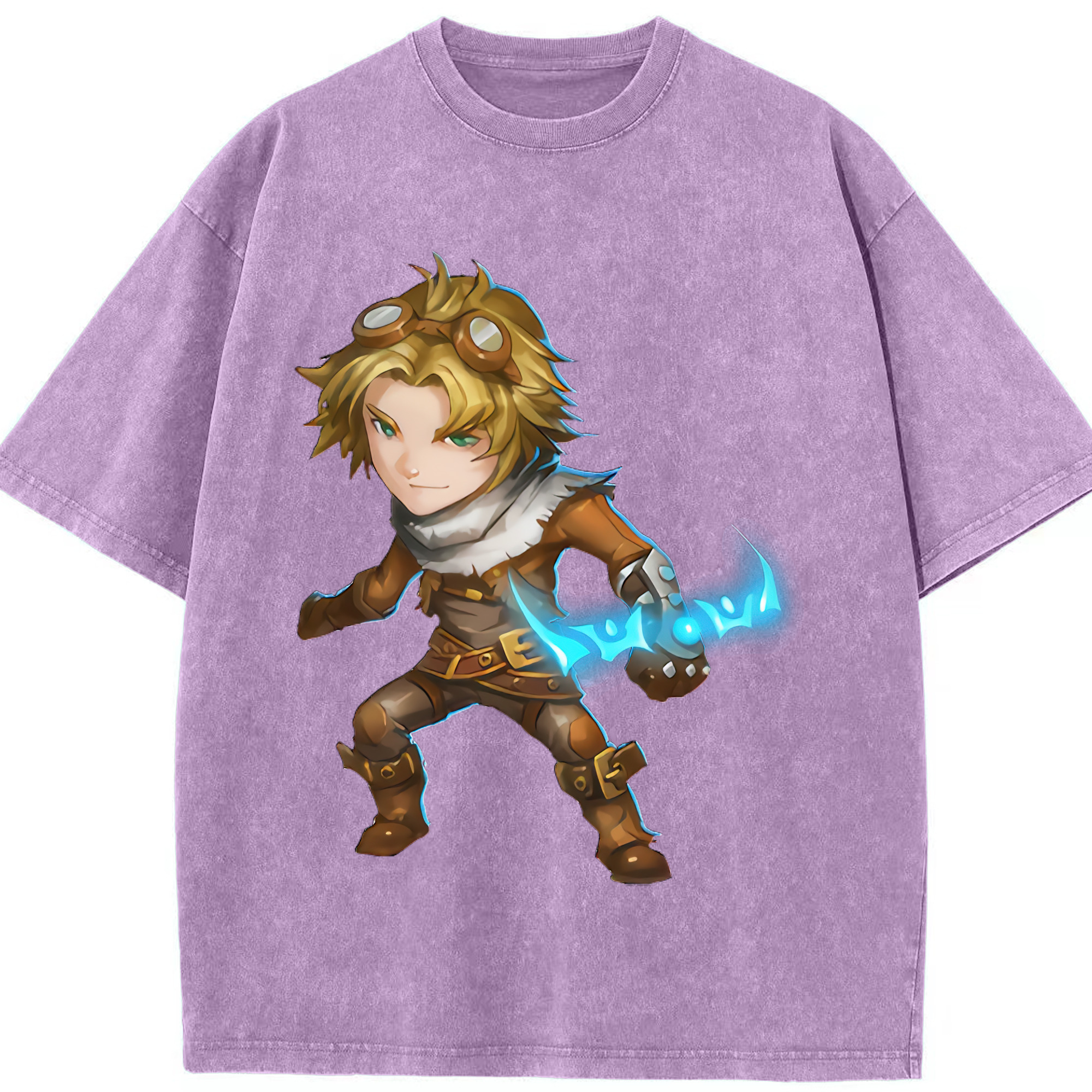 （画像用） リーグ・オブ・レジェンド League of Legends LOL 綿100% ヴィンテージ風 半袖Tシャツ（フロントプリント）