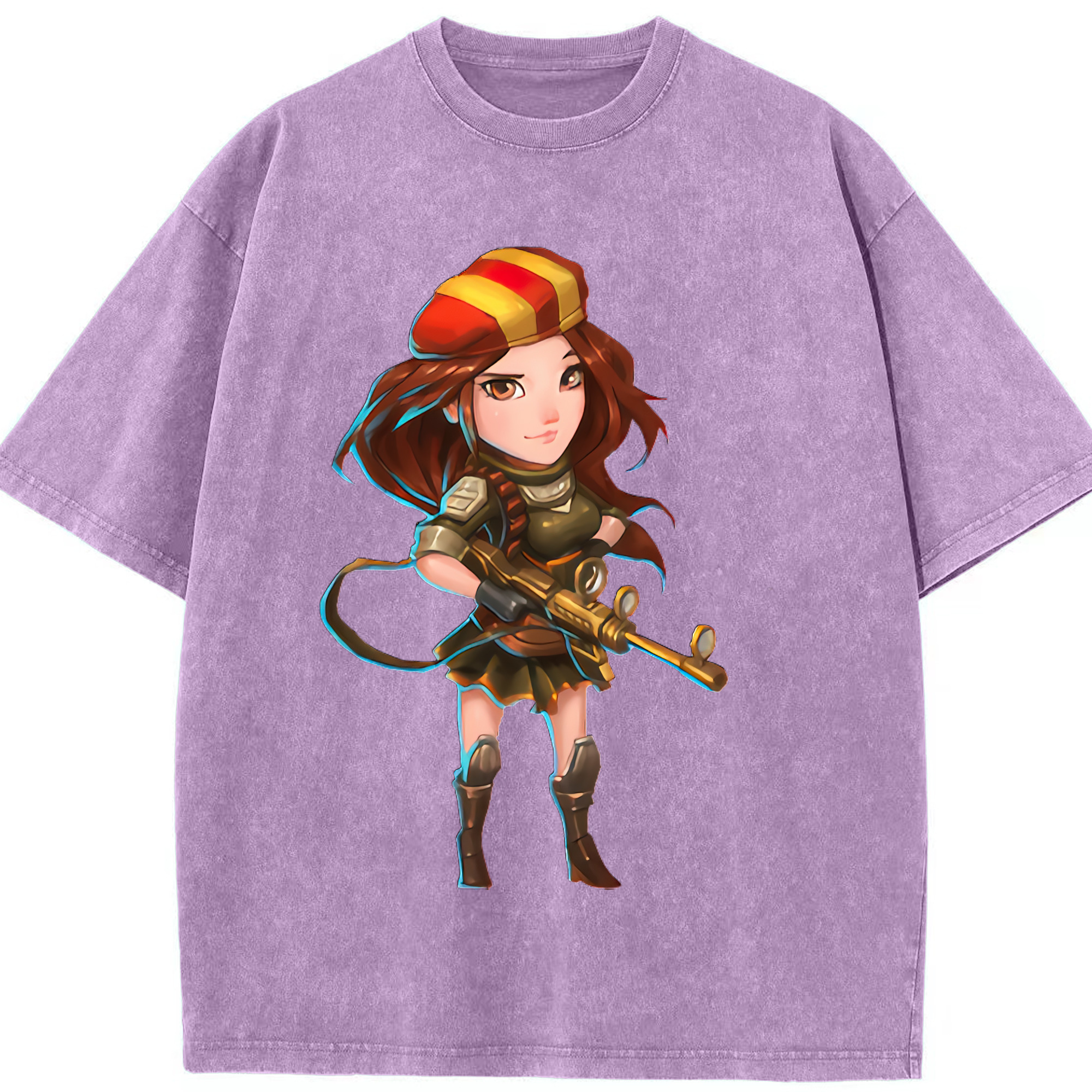 リーグ・オブ・レジェンド League of Legends LOL 綿100% ヴィンテージ風 半袖Tシャツ（フロントプリント）