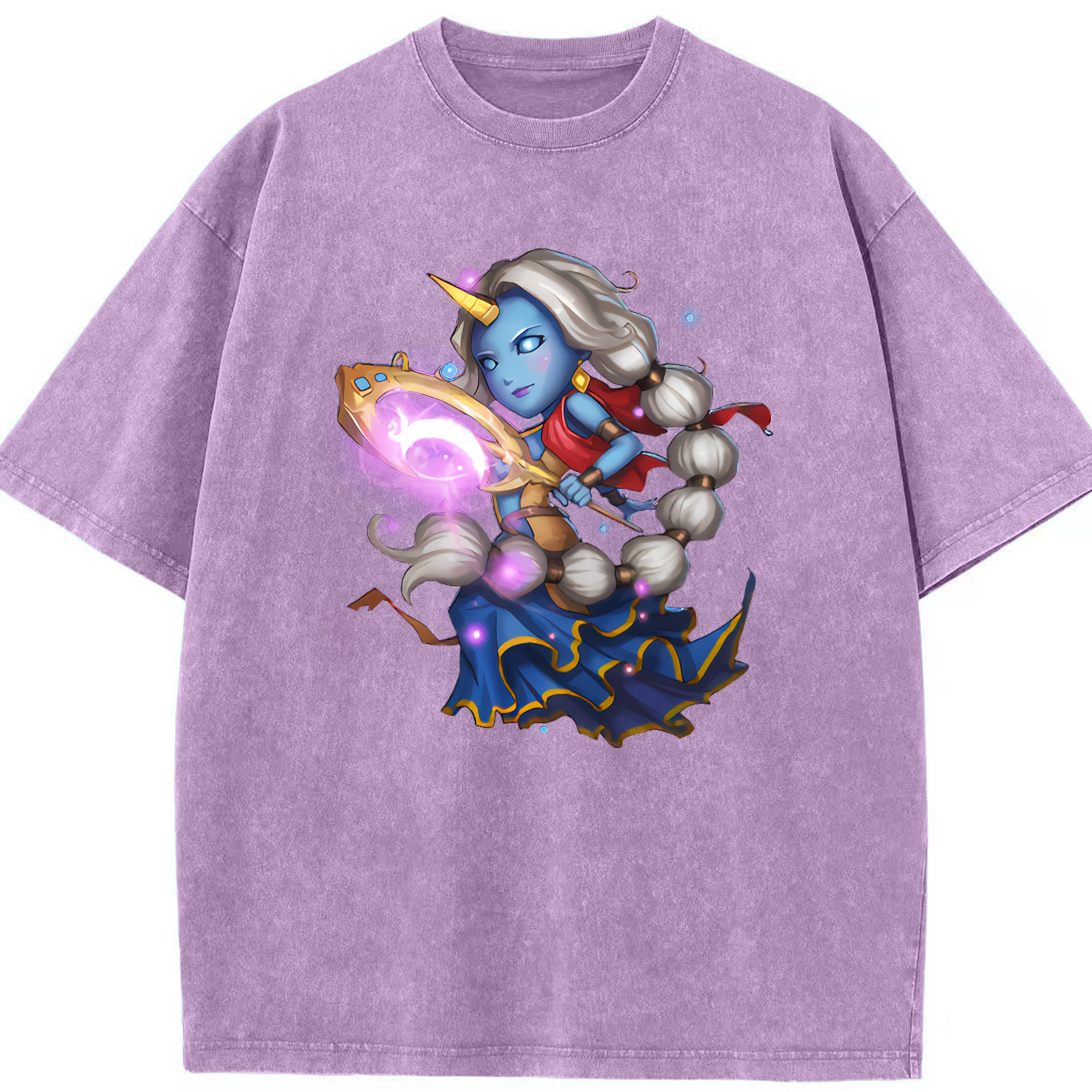リーグ・オブ・レジェンド League of Legends LOL 綿100% ヴィンテージ風 半袖Tシャツ（フロントプリント）