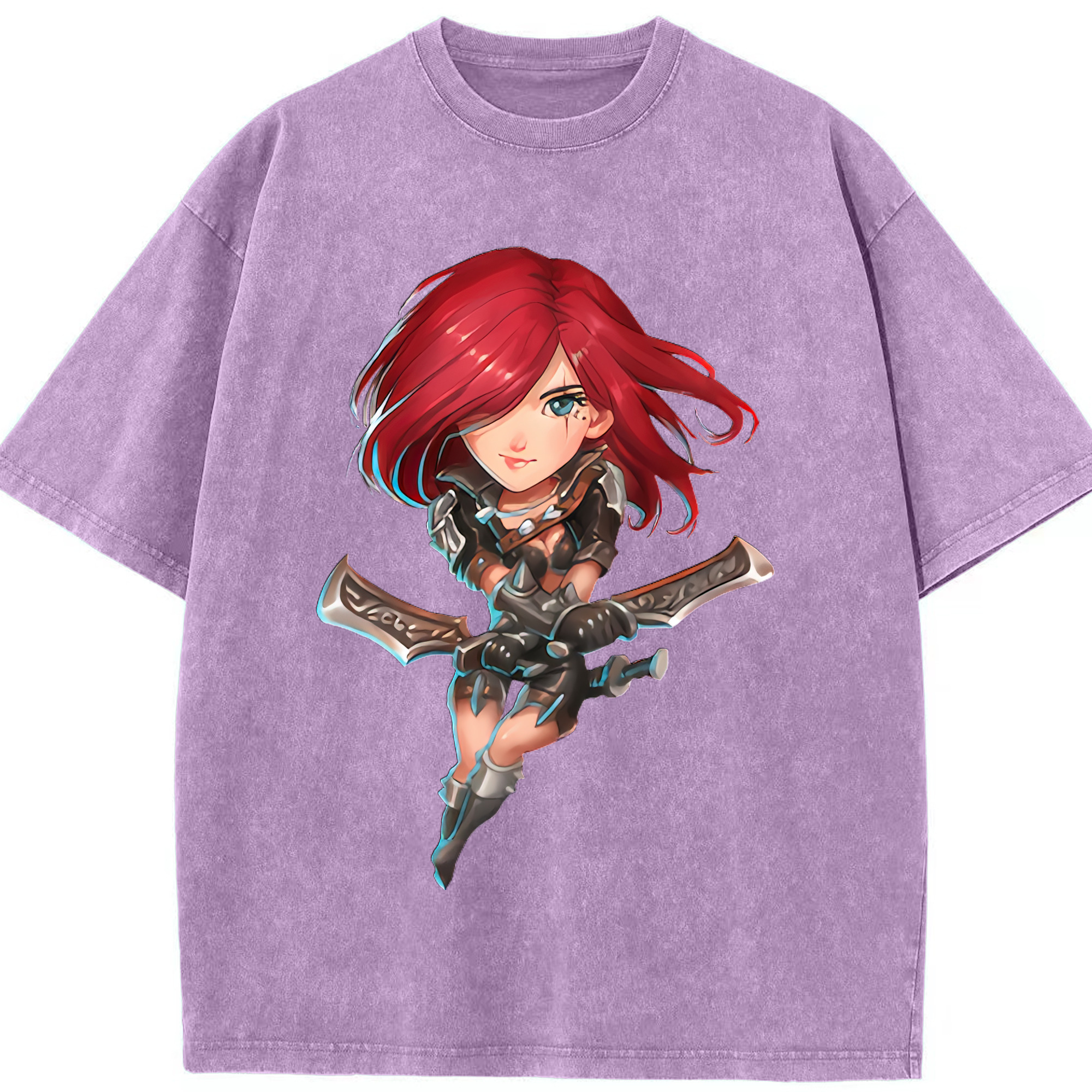 （画像用） リーグ・オブ・レジェンド League of Legends LOL 綿100% ヴィンテージ風 半袖Tシャツ（フロントプリント）