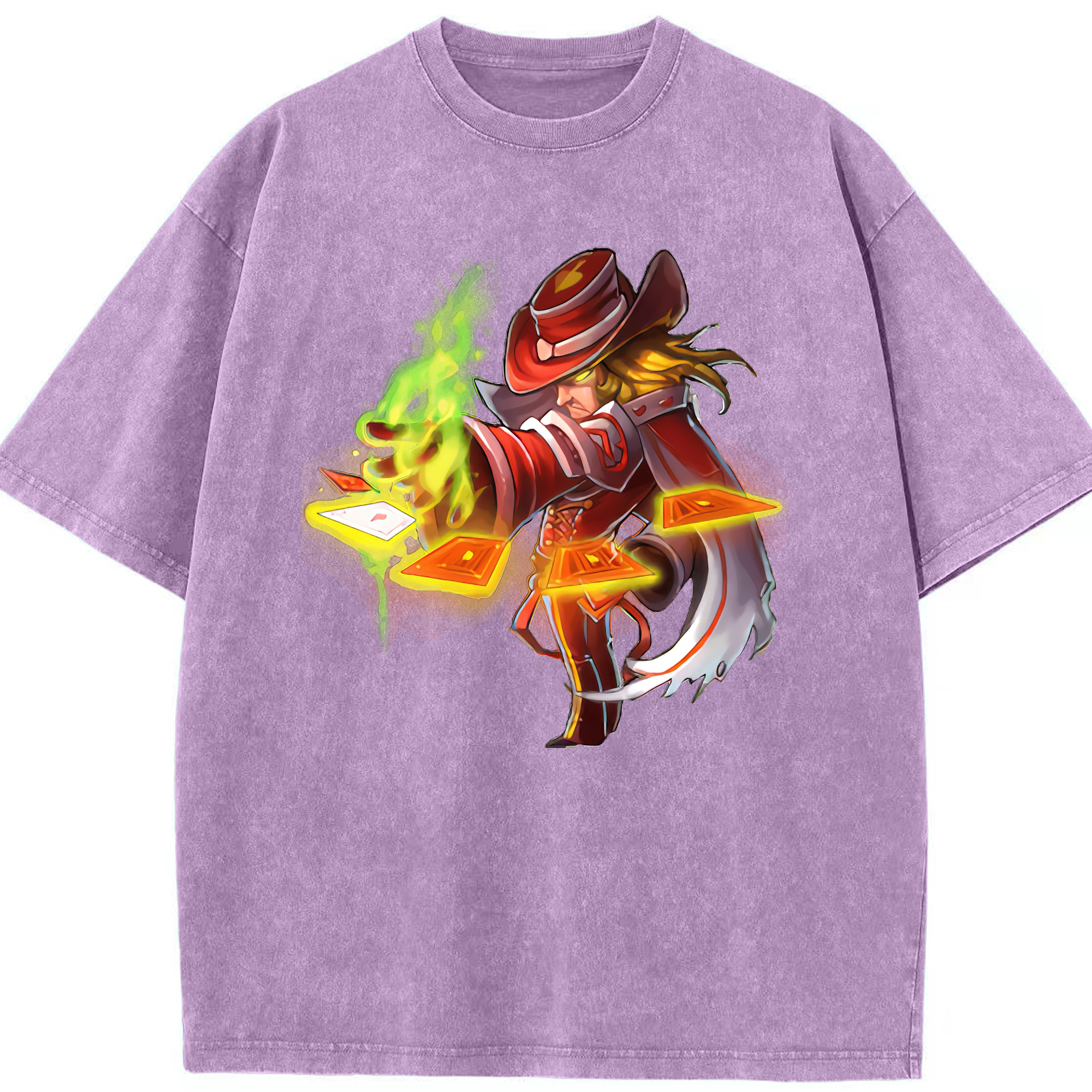 リーグ・オブ・レジェンド League of Legends LOL 綿100% ヴィンテージ風 半袖Tシャツ（フロントプリント）