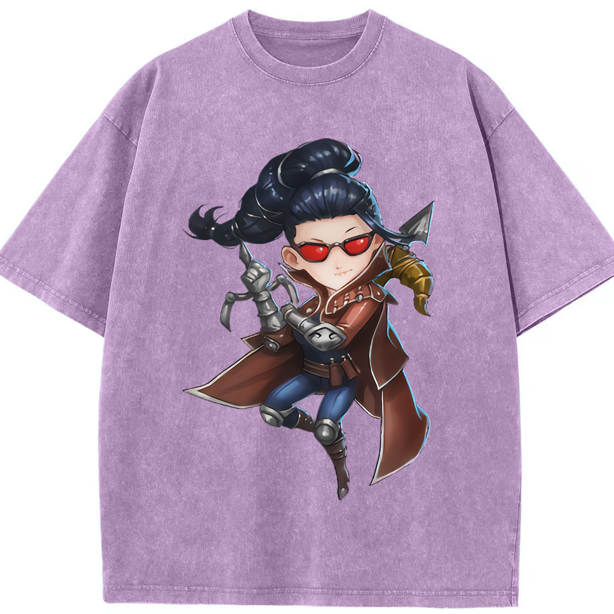 （画像用） リーグ・オブ・レジェンド League of Legends LOL 綿100% ヴィンテージ風 半袖Tシャツ（フロントプリント）