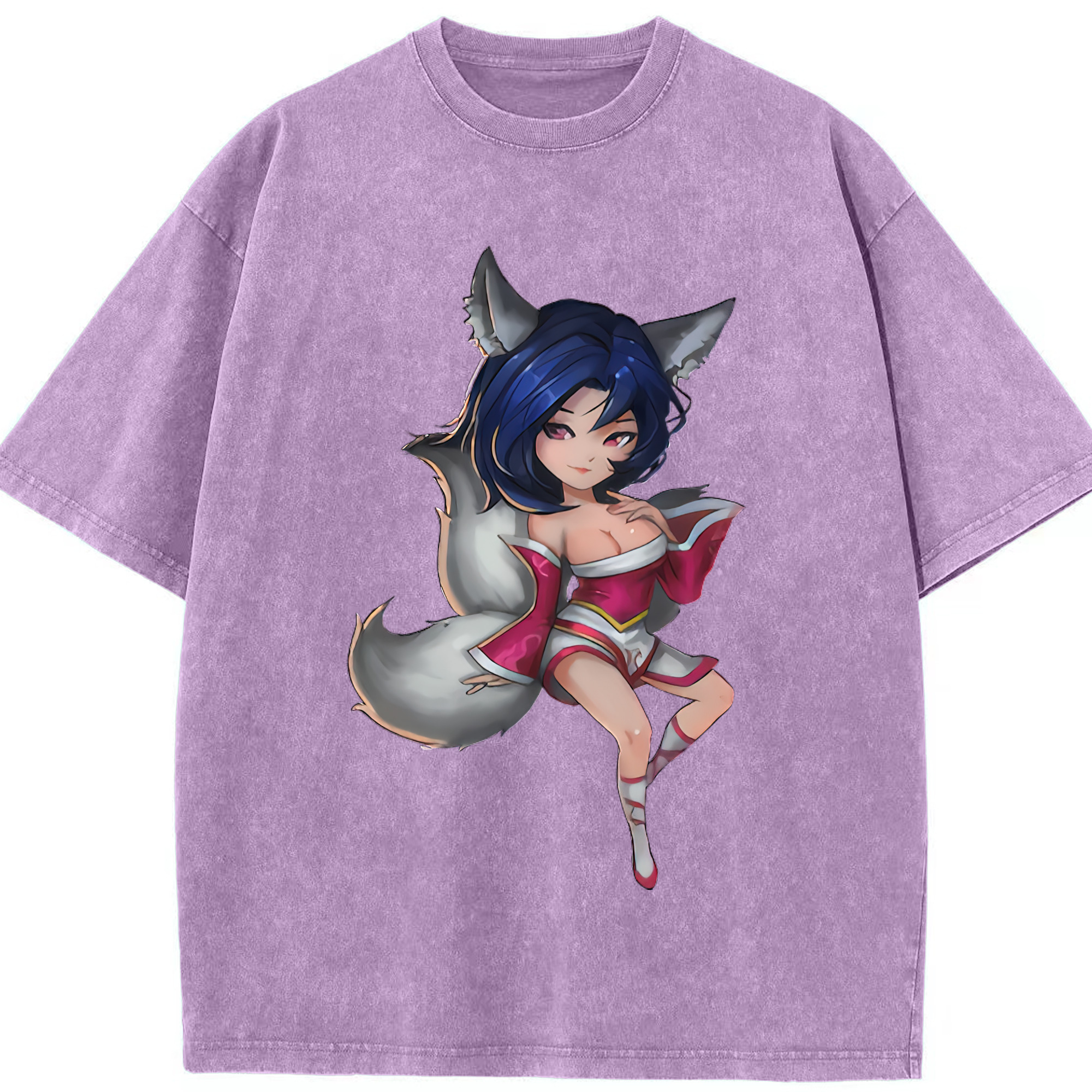 （画像用） リーグ・オブ・レジェンド League of Legends LOL 綿100% ヴィンテージ風 半袖Tシャツ（フロントプリント）