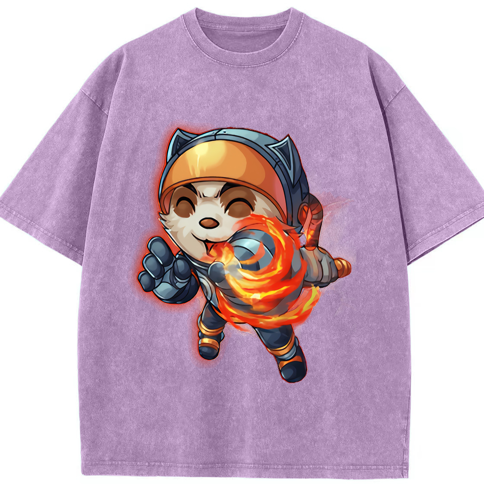 リーグ・オブ・レジェンド League of Legends LOL 綿100% ヴィンテージ風 半袖Tシャツ（フロントプリント）